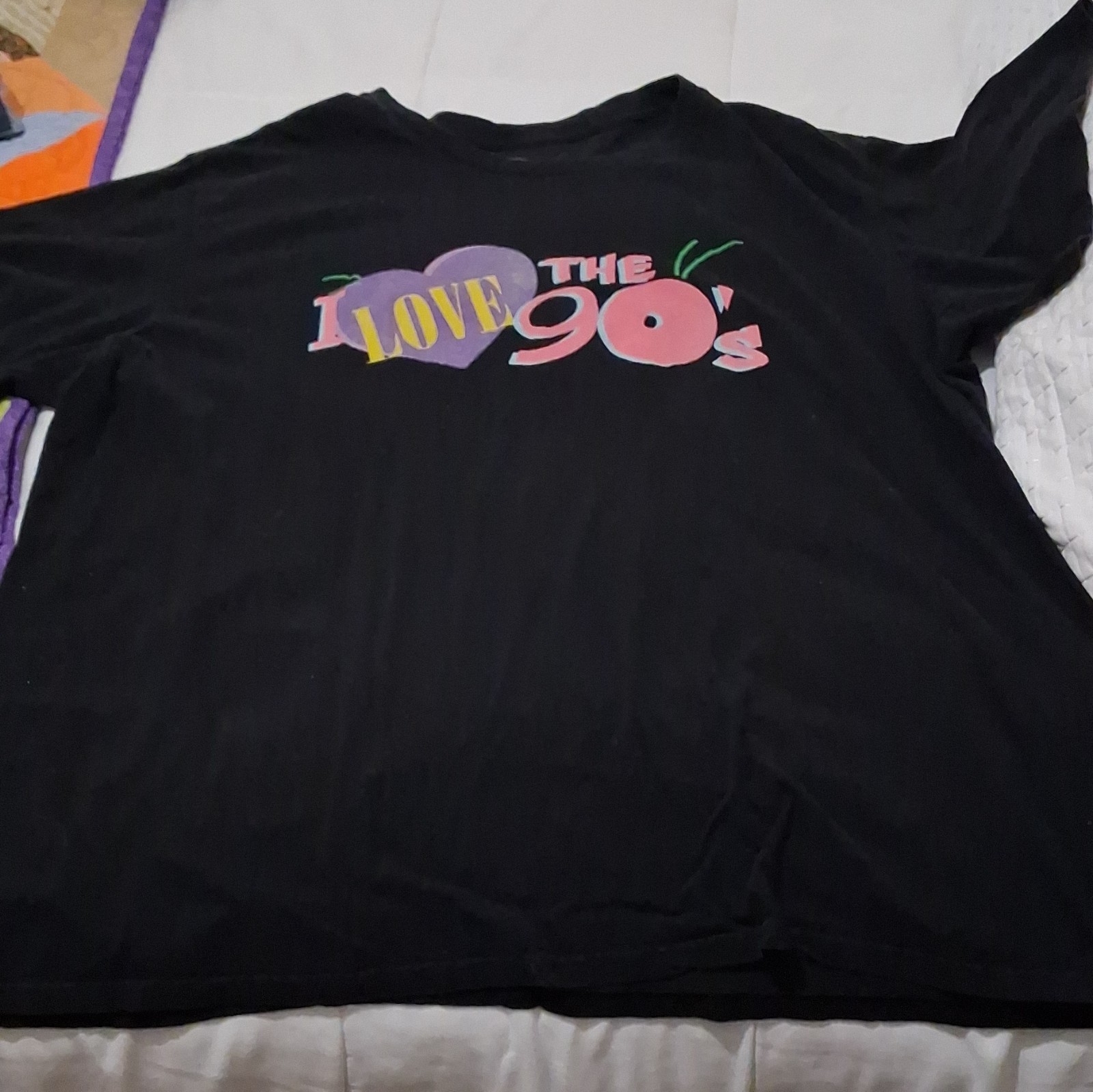 Merch Direct I Love The 90s Tour Vanilla Ice Black Graphic Tee Men’s 2XL