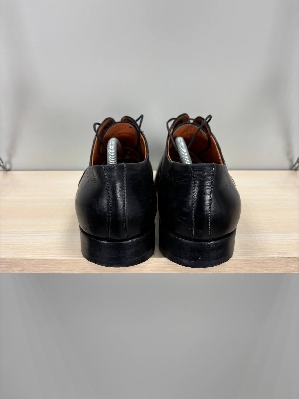 Mens shoes Santoni Size 8 Color Black Duties Paid (USA)