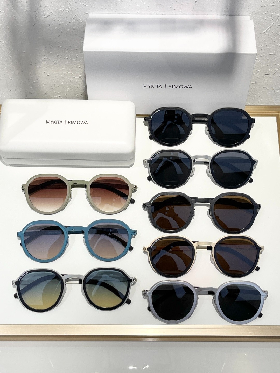 MYKITA×RIMOWA Heritage SUNGLASSES UNISEX MODEL:MR001 SIZE:48口25-140