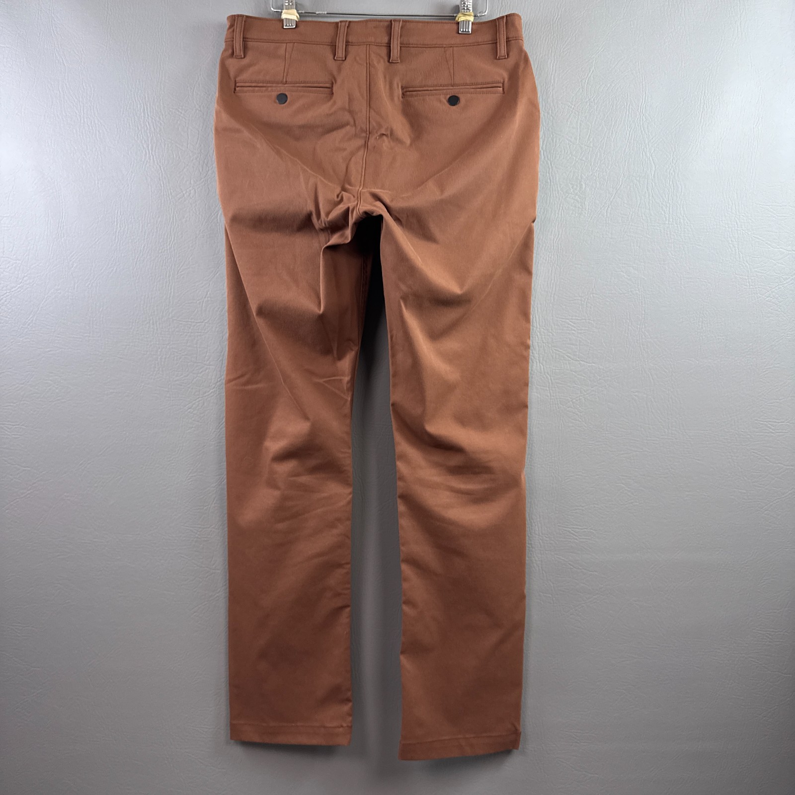Proof Pants Mens 32×32 Rust Rover Commute Office Work Golf Driving Range Brown