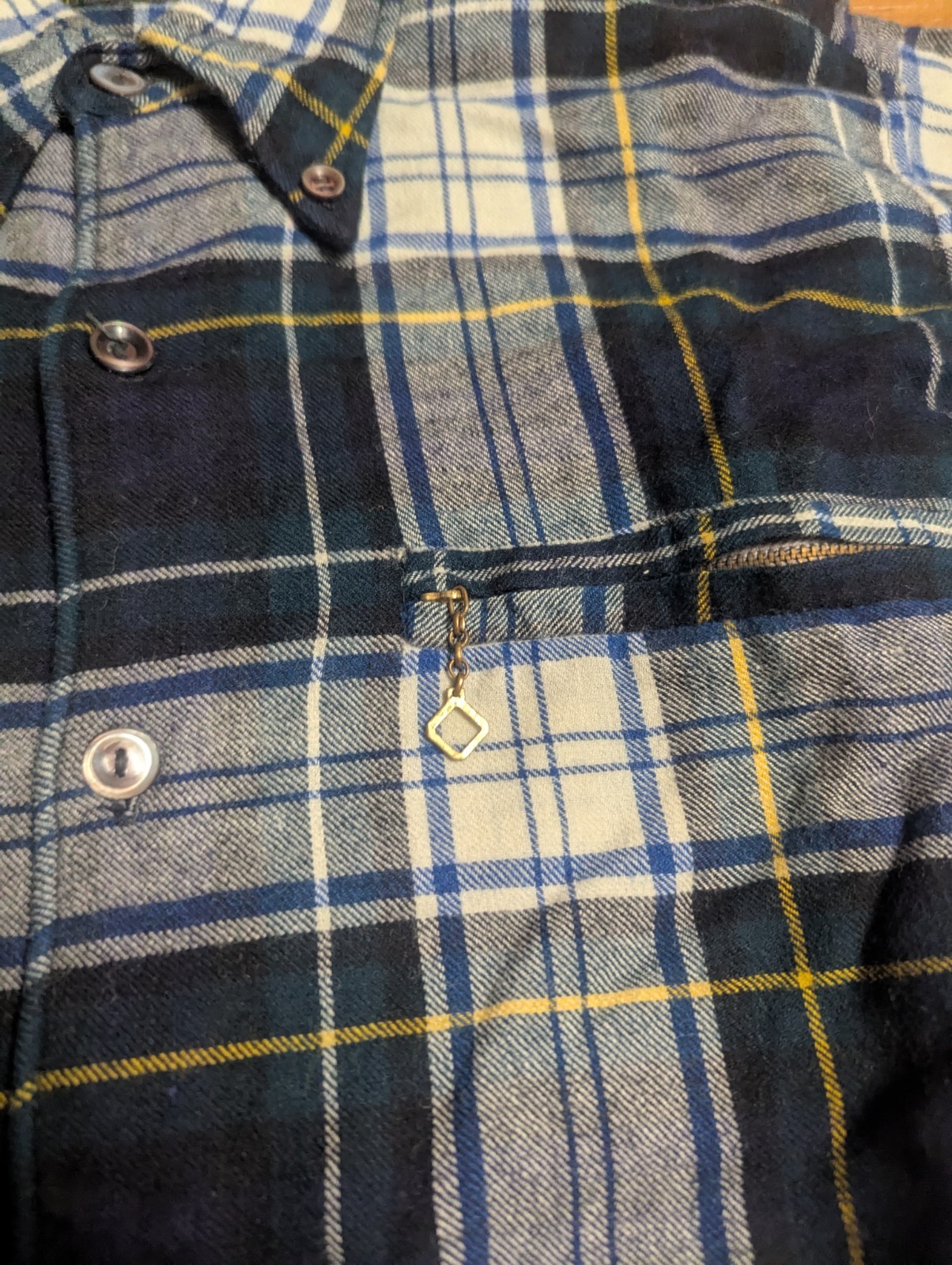 Vintage Gerhard Kennedy “Viyella” Flannel Shirt – Dress Campbell Tartan Plaid