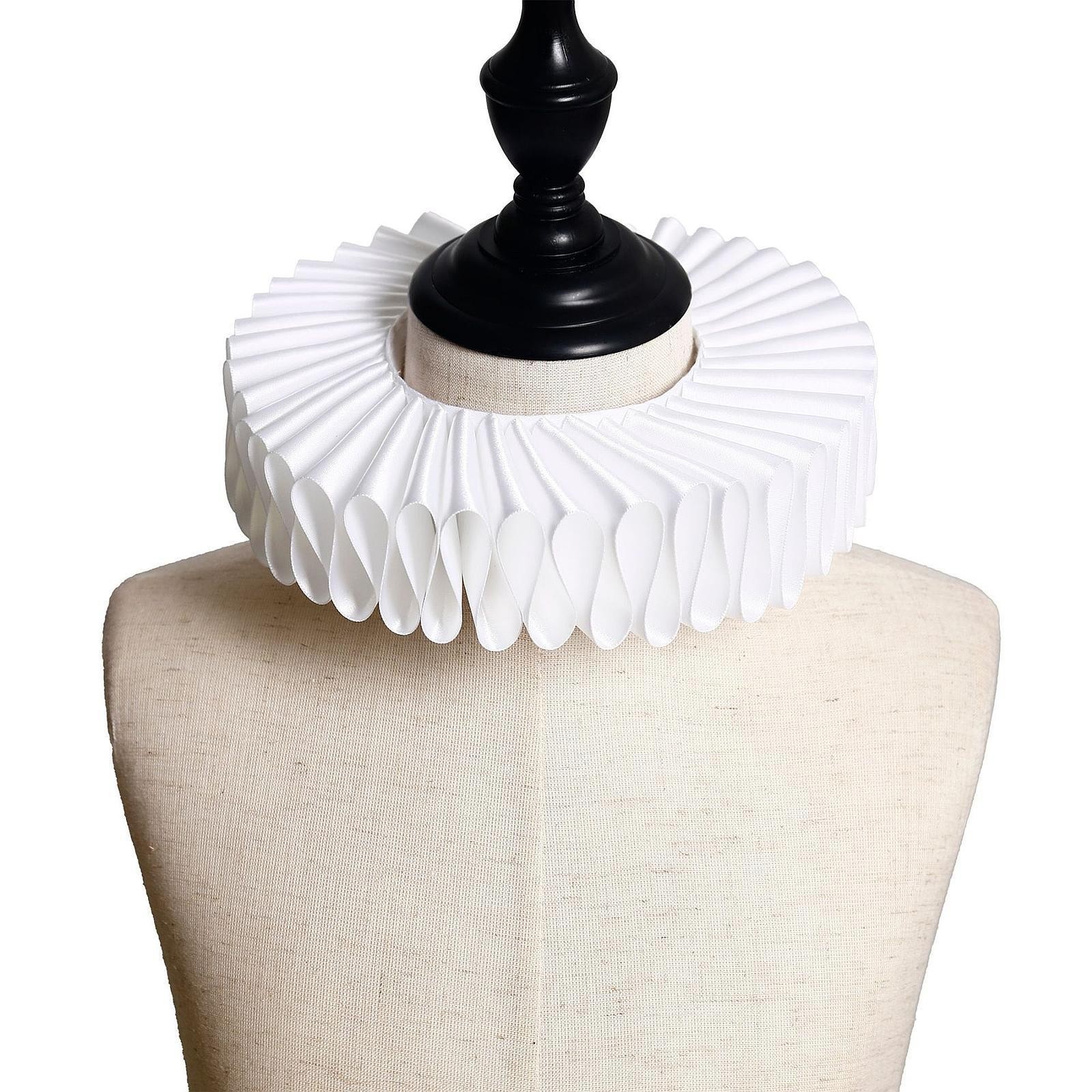 Kids Ruffled Neck Collar Artistic Photography Show Stage Costume Accessories