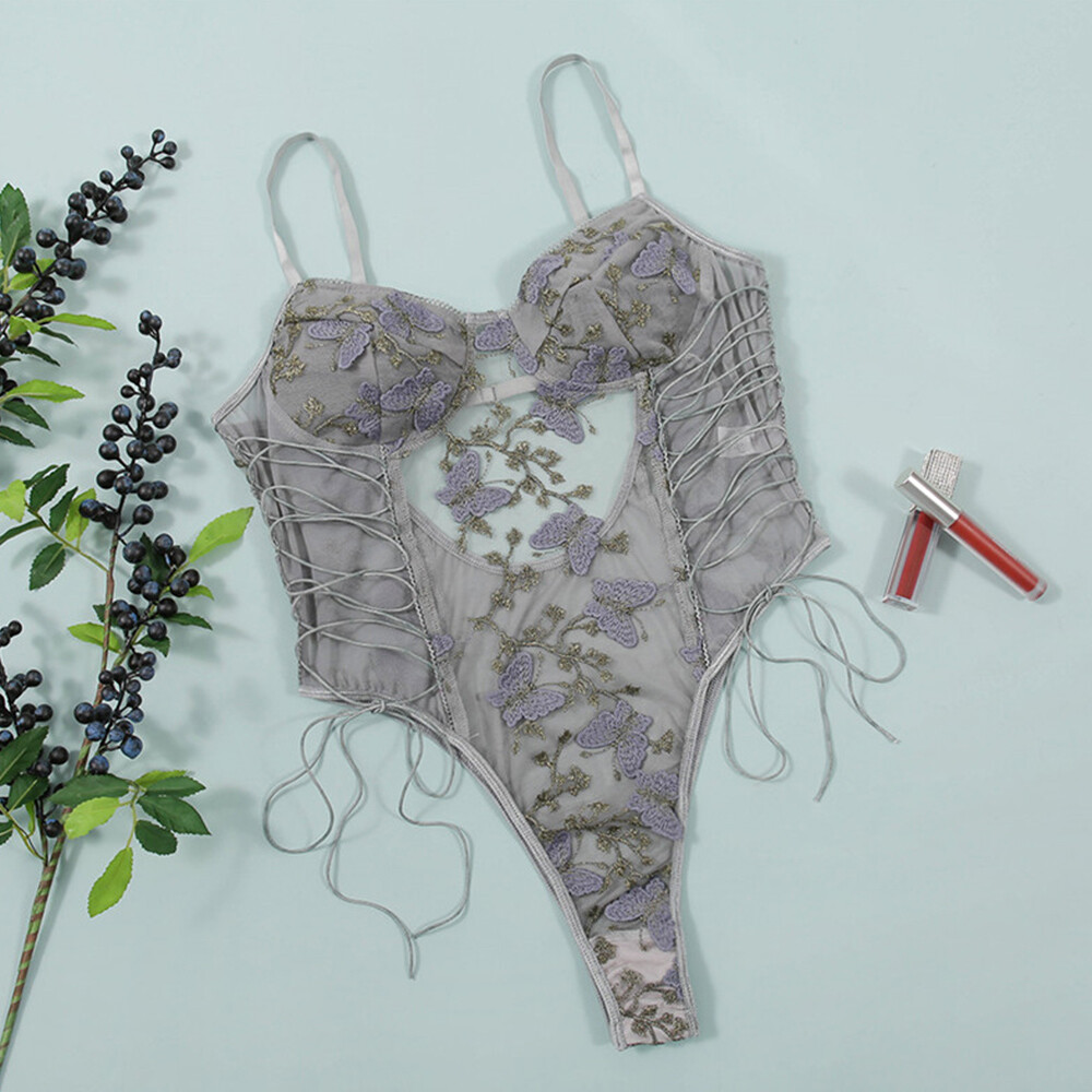 Women’s Sexy-Lingerie Babydoll Sleepwear Underwear Lace Dress G-string Nightwear