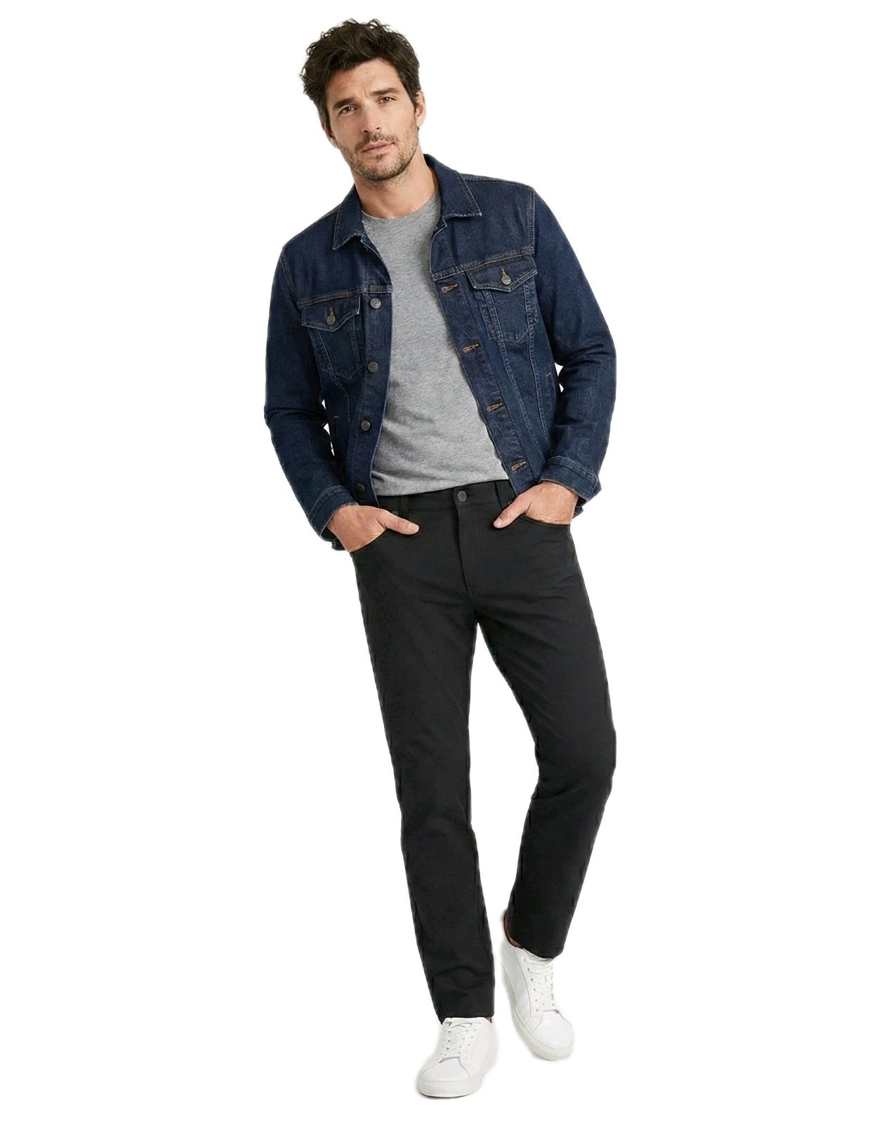 Weatherproof Men’s Straight Stretch Tech Pant 34×29 Flex Waistband Zip Pocket