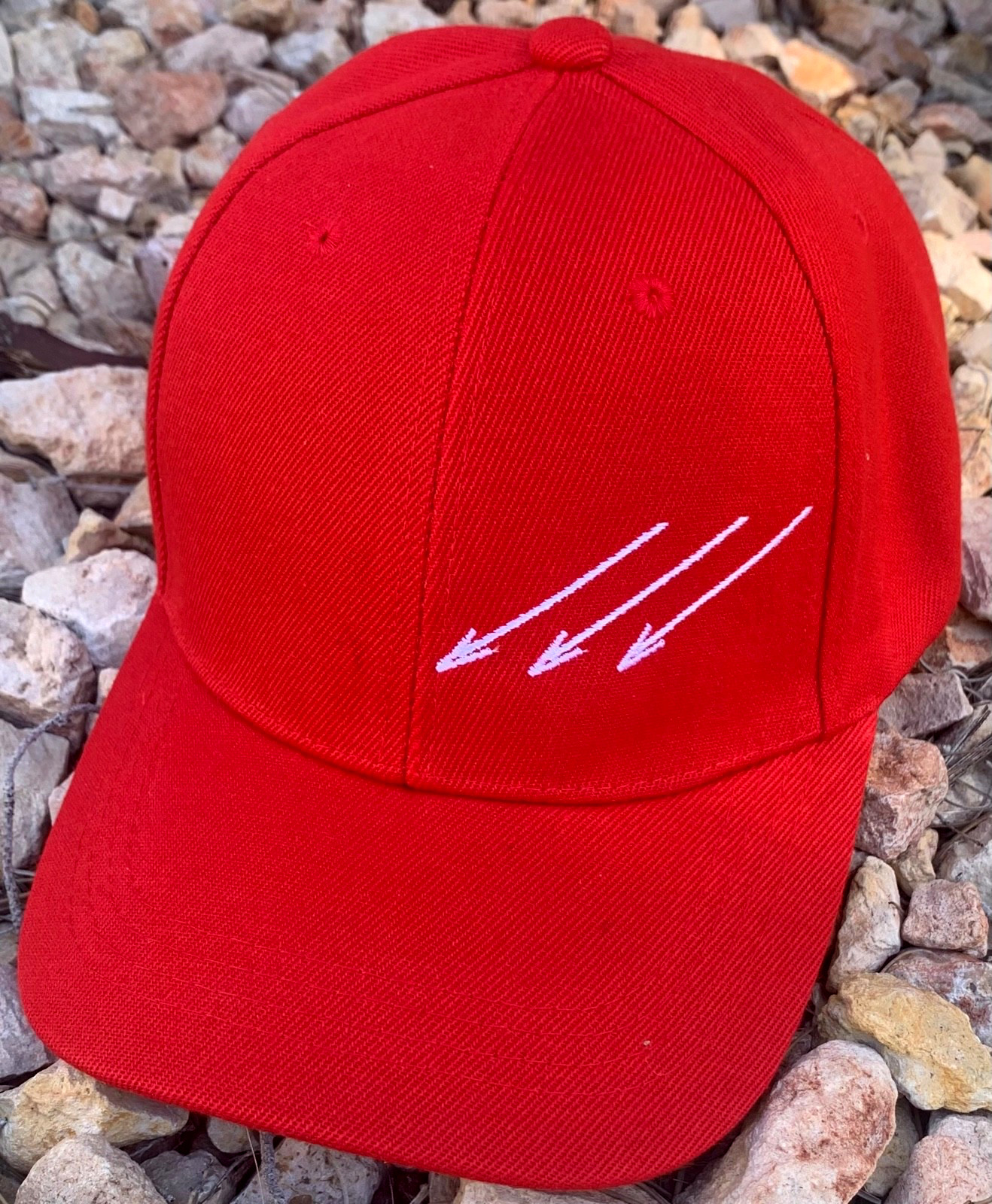 THREE ARROWS Hat – Anti Racist Political Statement Anti MAGA Anti Trump Cap USA