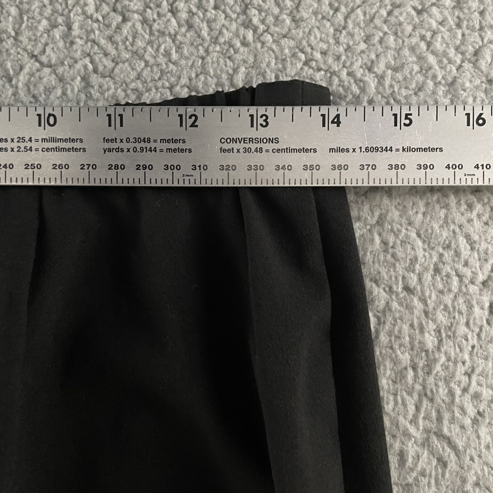 Susan Graver Womens Pants Black Size 2 Flared Dress Pant Polyester Rayon Blend