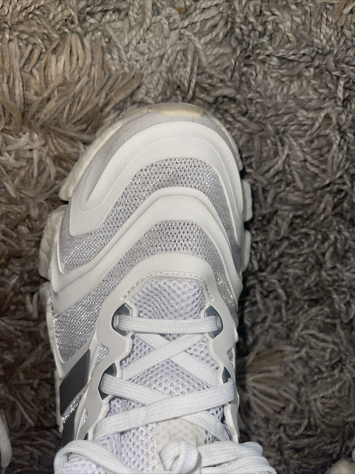 adidas Climacool Vento BOOST White Silver Men Unisex Running Shoe FZ1731 Sz 7