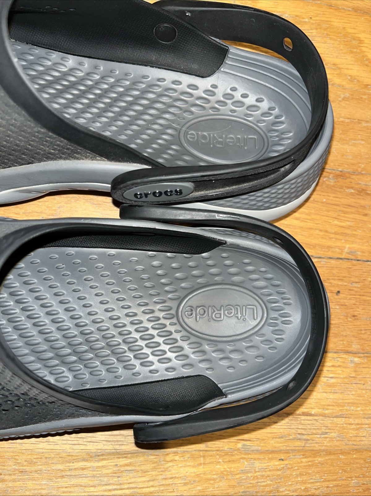 Crocs Literide 360 Clog Unisex Black Slip-On Slingback Comfort – 8 Men/10 Women