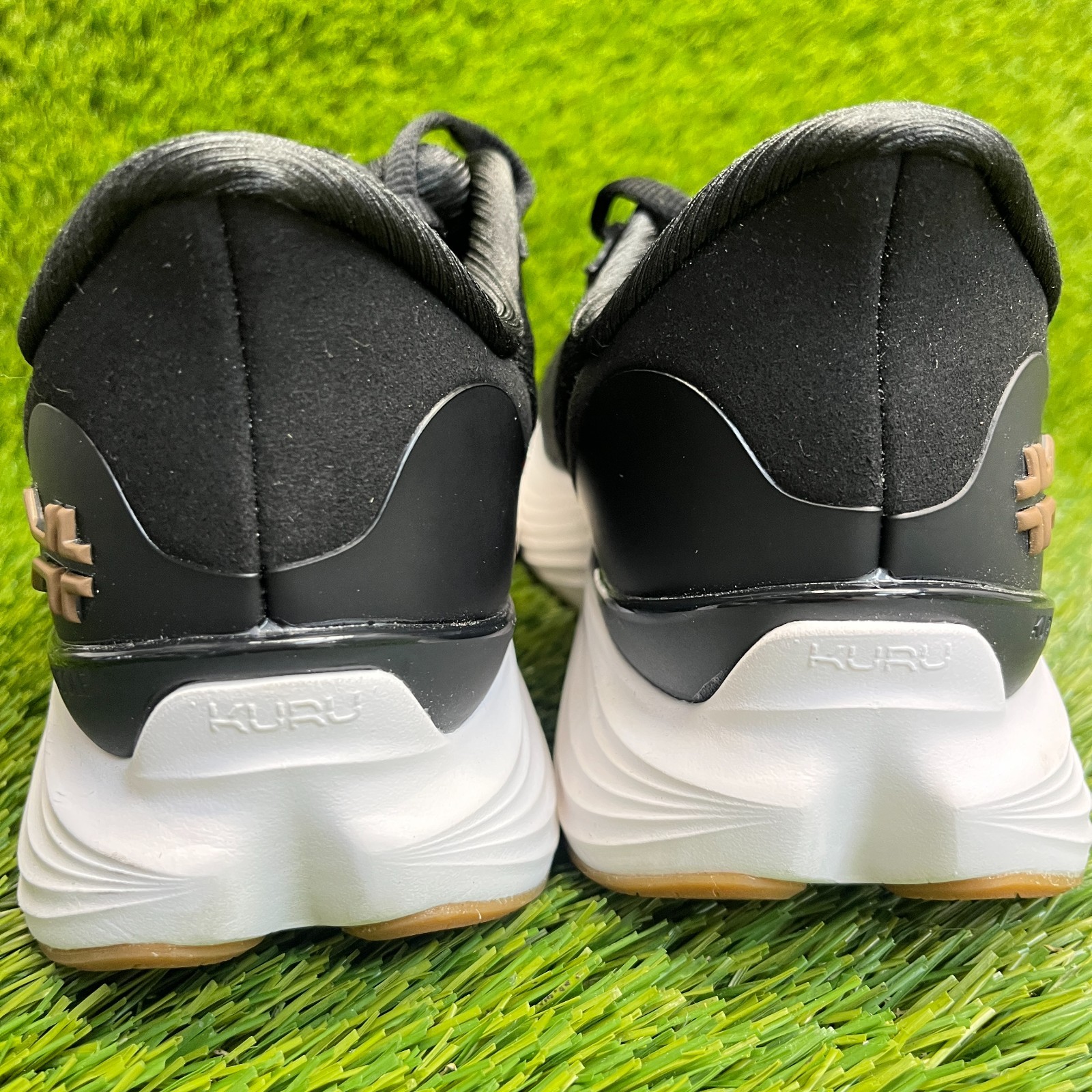 Kuru Atom 2 Womens Size 7.5 Black White Athletic Running Walking Shoes Sneakers