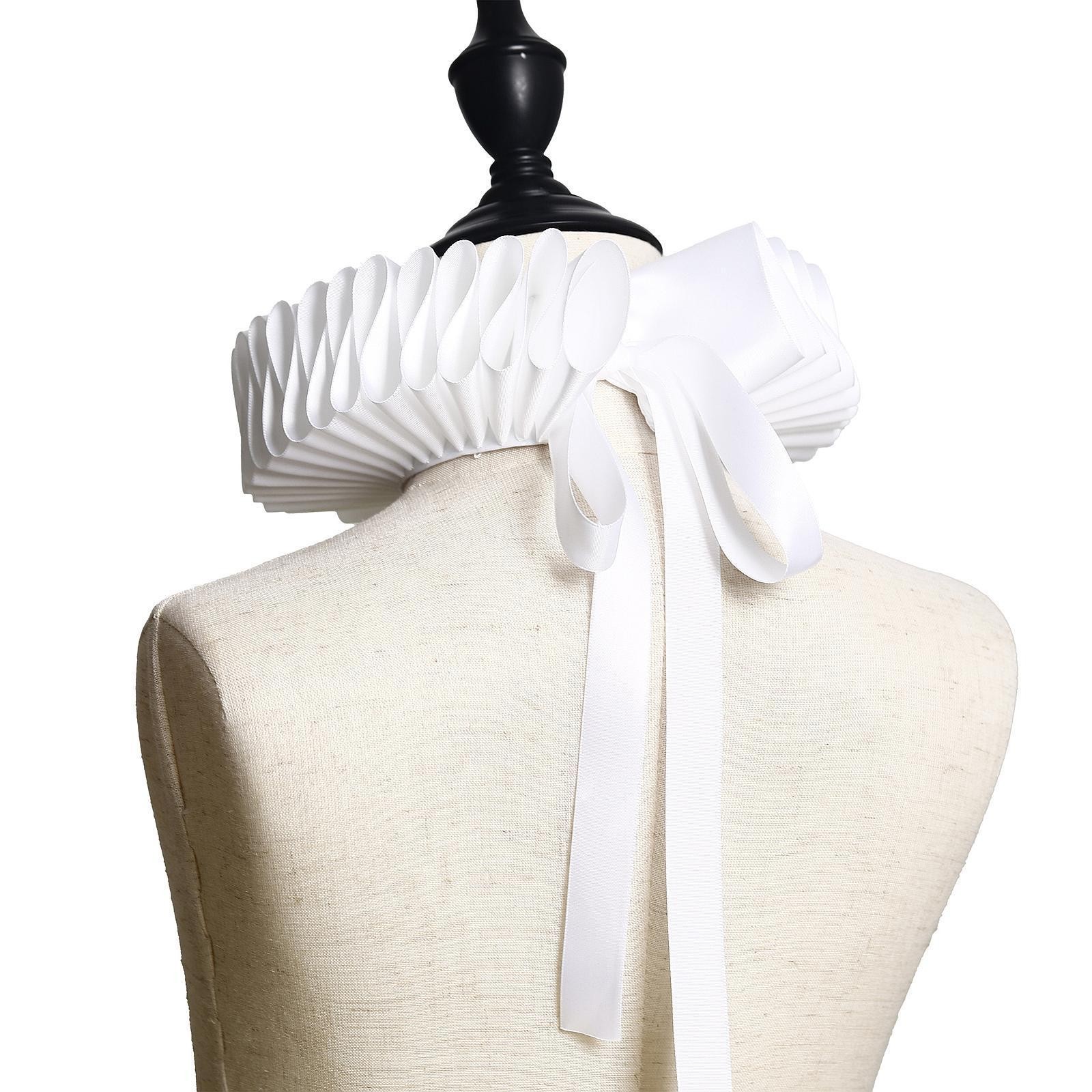 Kids Ruffled Neck Collar Artistic Photography Show Stage Costume Accessories