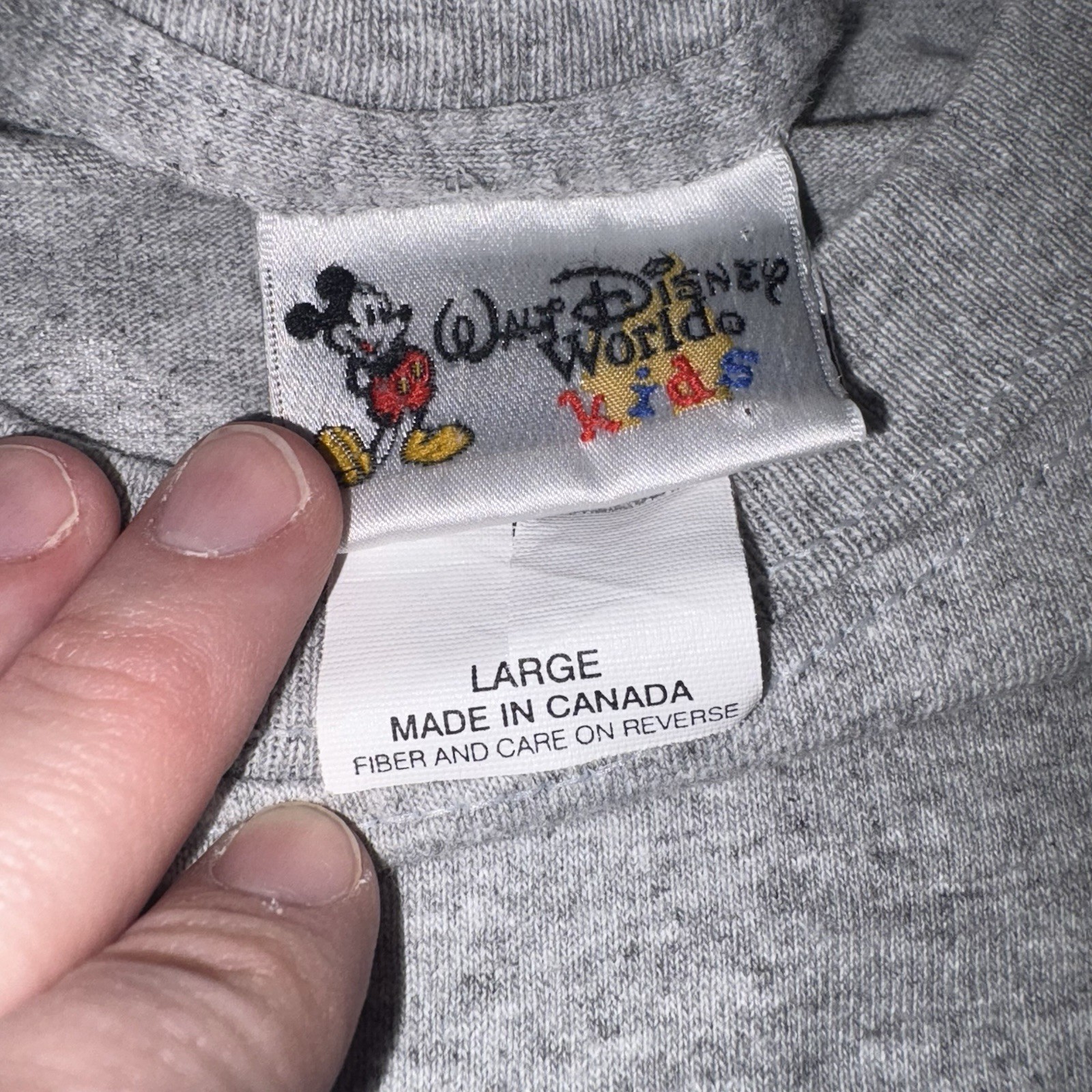 Vintage 2001 Walt Disney World 100 Years Of Magic TShirt Fantasia Hat Kids Large