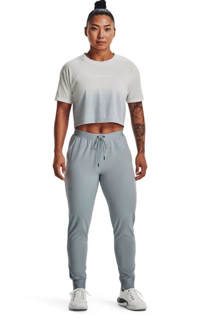 Mid Rise Jogger Drawstring Pant Gray Medium Unisex NWT