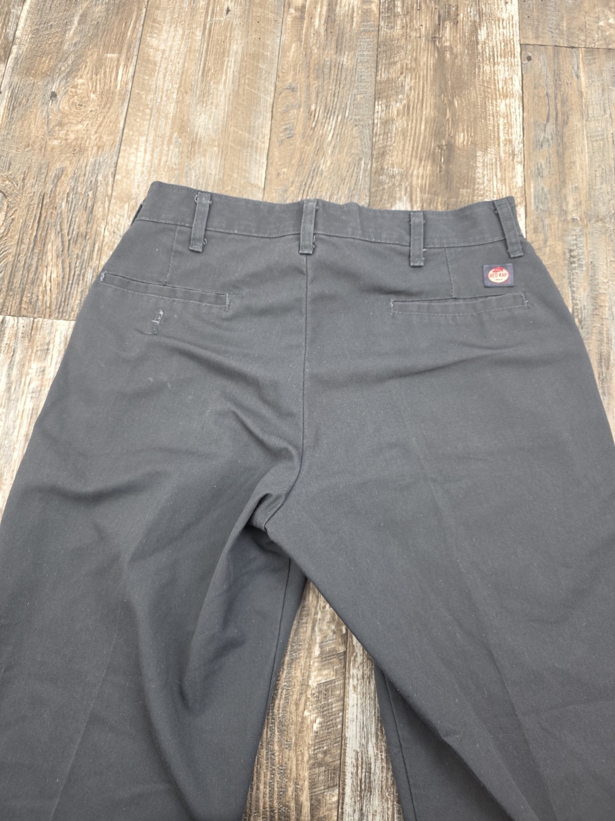 Red Kap Men’s Stain Resistant, Flat Front Work Pants, Charcoal 32×31