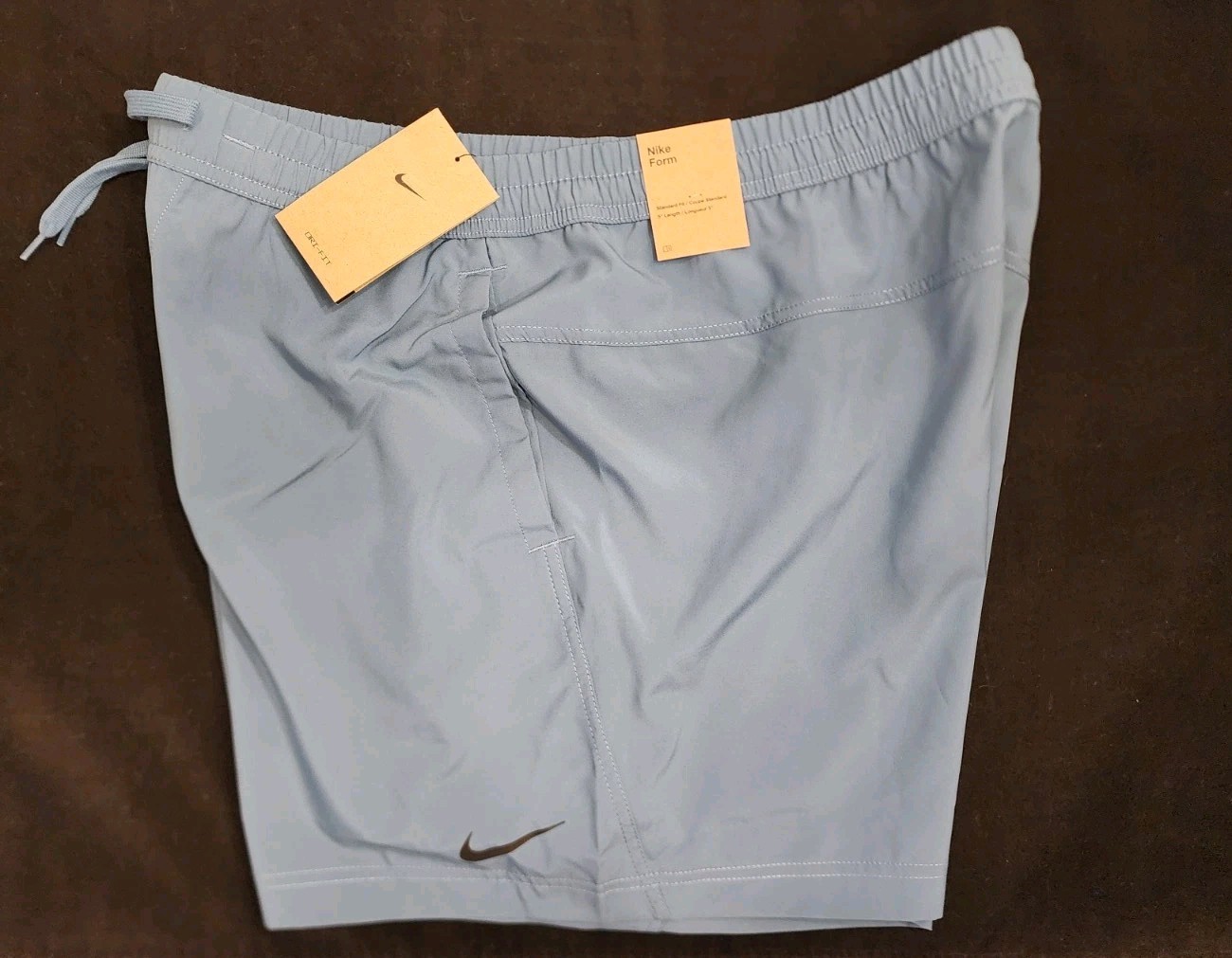 NIKE FORM DRI FIT MEN’S UNLINED VERSATILE 5″ TRAINING SHORTS BLUE # FN4347-NWT