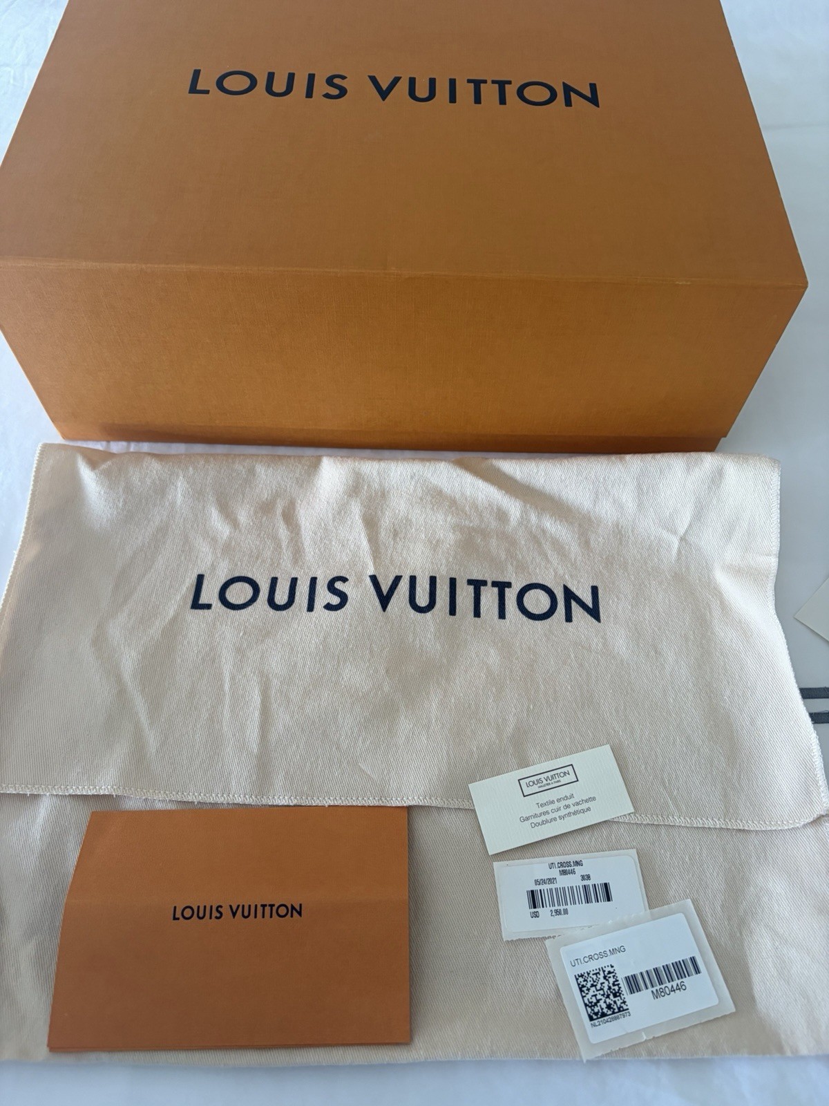 Louis Vuitton Monogramed Utility Bag Cross Body With Adjustable Strap