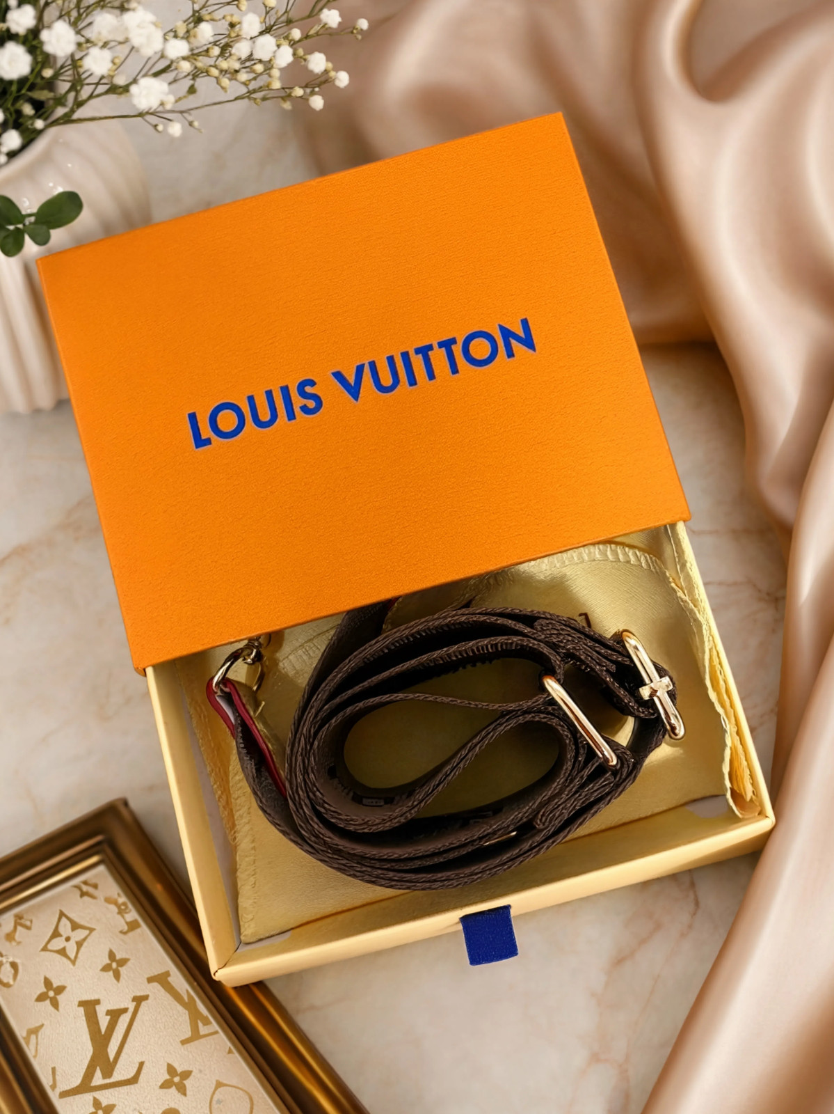 Louis Vuitton Adjustable Brown Shoulder Strap Crossbody Replacement USED.,