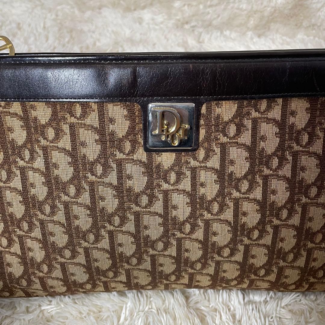 Christian Dior Bag Trotter Logo Hardware Canvas Shoulder rh4987060
