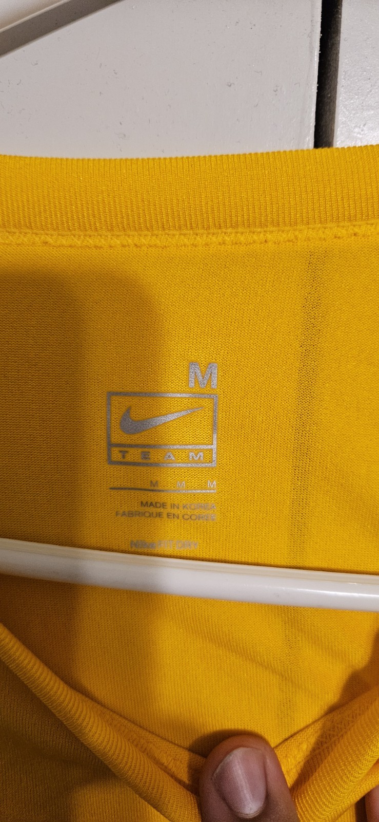 Yellow Long Sleeve Nike Dri Fit Medium Shirt for Men LSU Team