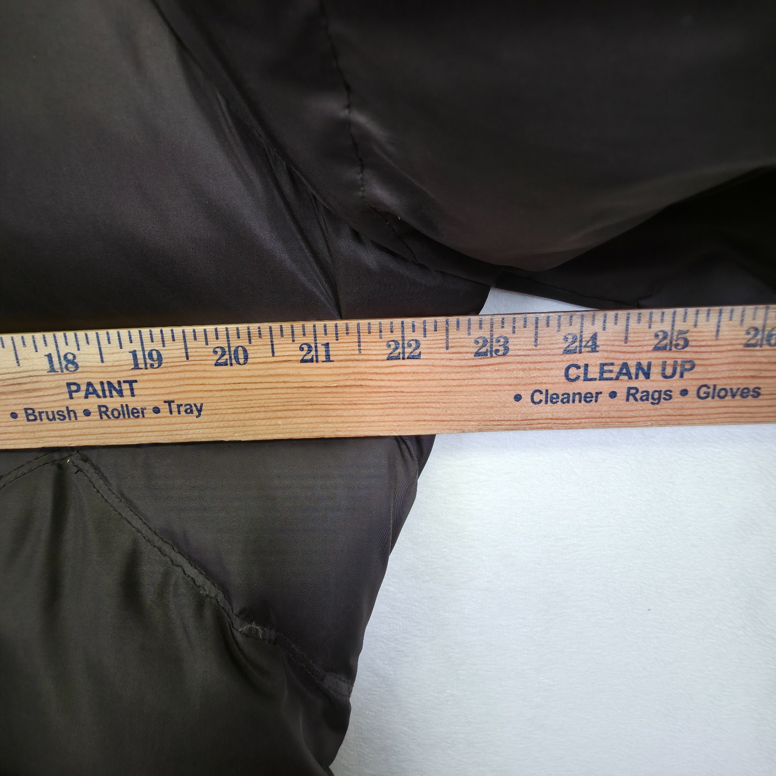Andrew Marc Puffer Jacket Womens L Brown Quilt Down Insulated Street Winter Coat