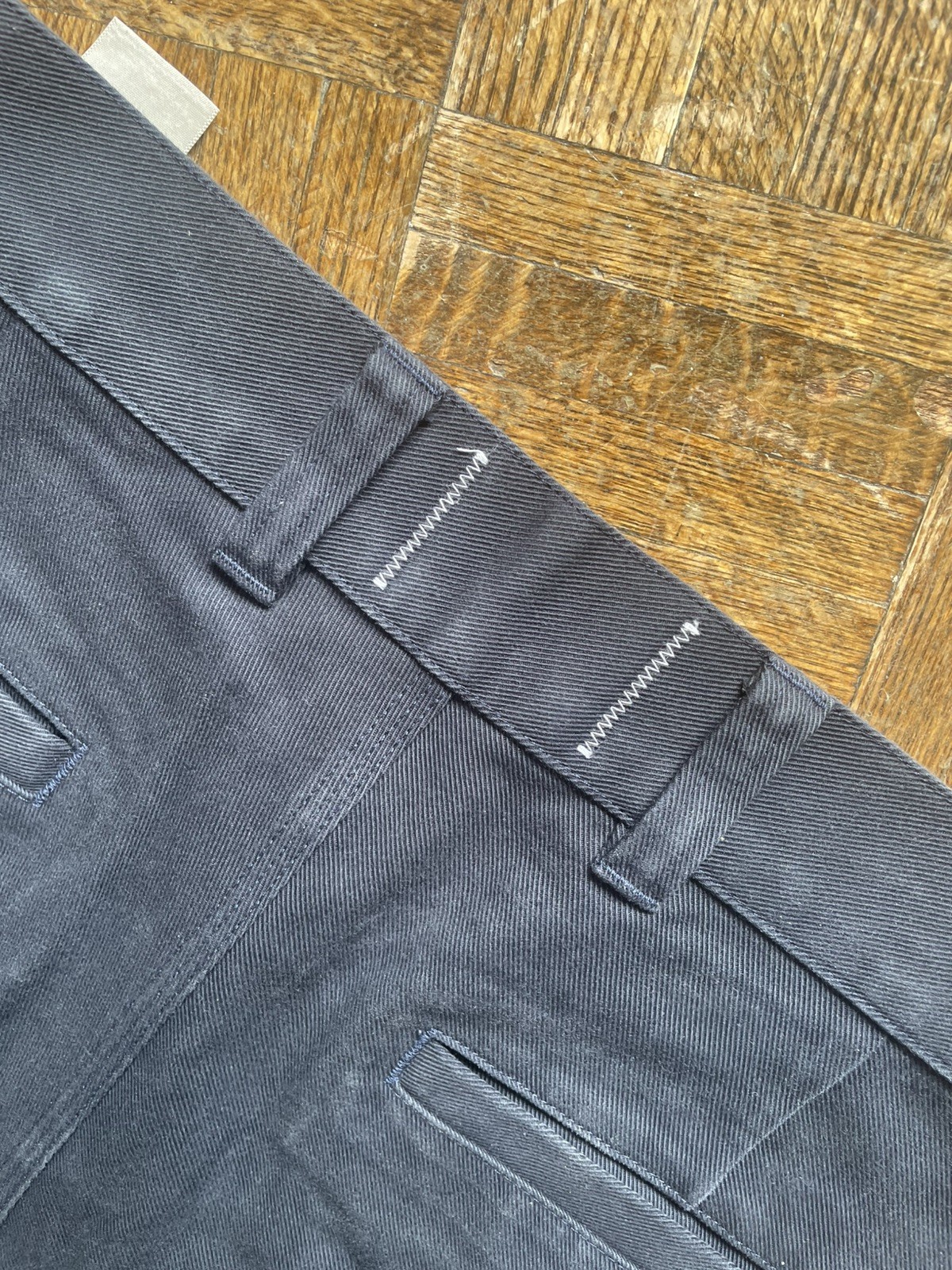 Reigning Champ Freshman Cotton Chino Pants Dark Navy RC 5455
