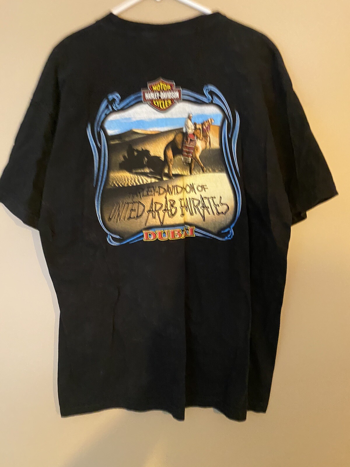 VTG 00s Harley Davidson Motorcycle T-Shirt XL United Arab Emirates 2000 Dubi