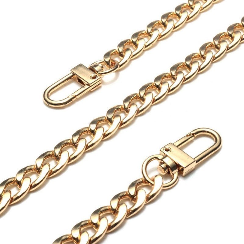 10-200 cm Crossbody Metal Flat Purse Chain For Bag Strap Handbag Handles Bag DIY