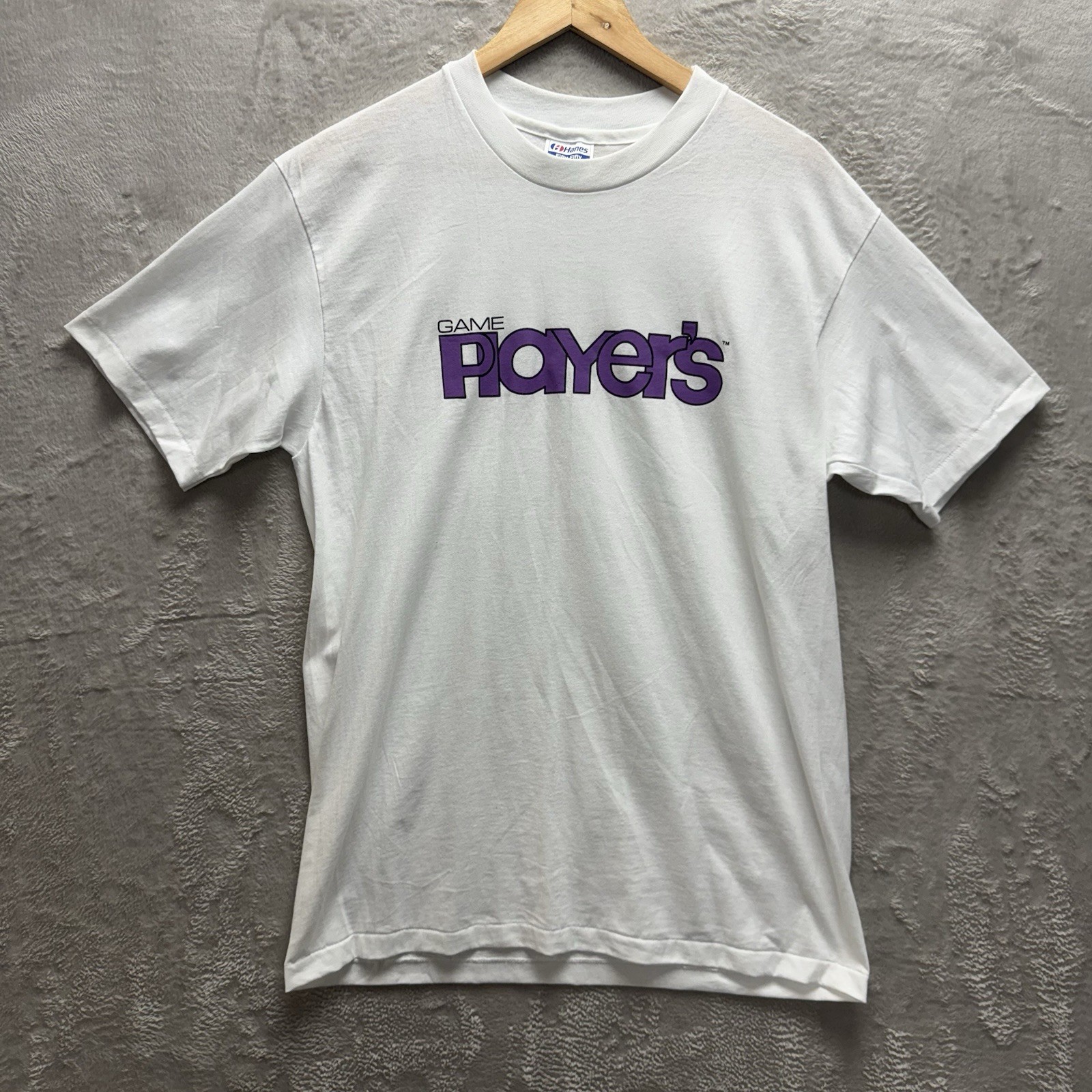 VTG 90s Game Player’s Video Game Magazine Promo T Shirt Single Stitch White LG