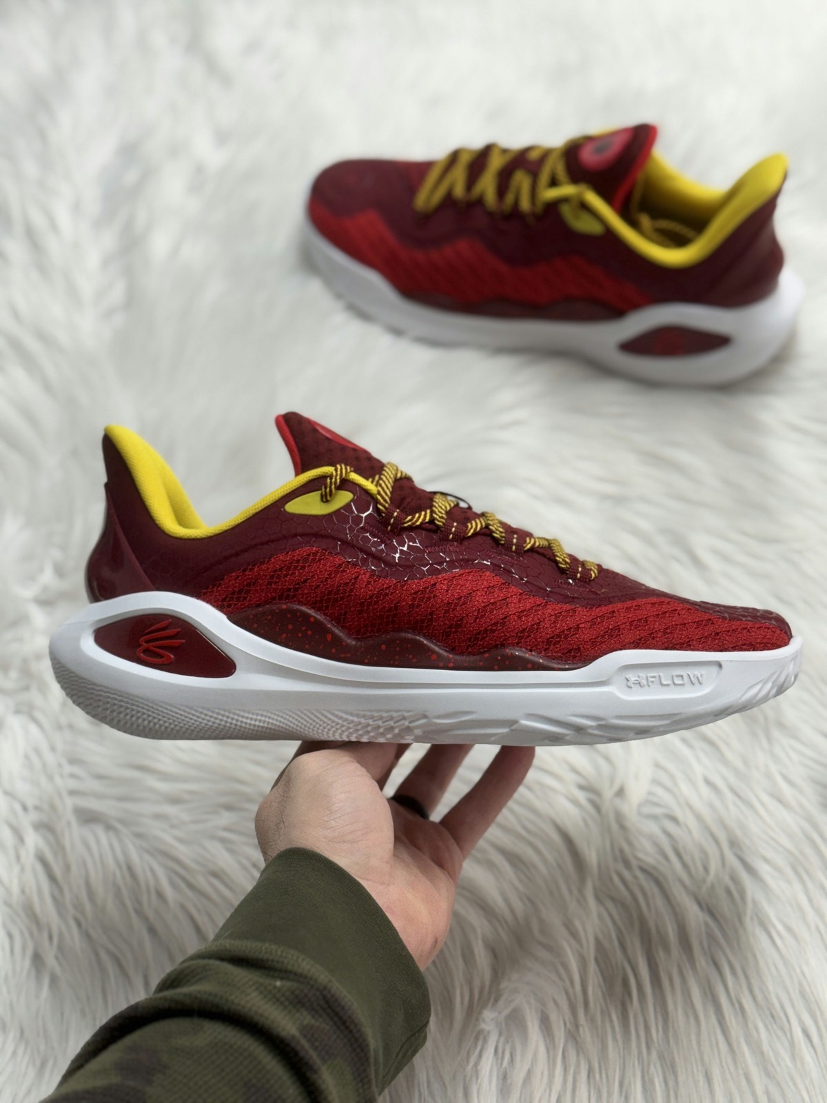 Under Armour Curry 11 Bruce Lee Fire Mens Basketball 3026618-600 NEW Multi Sz