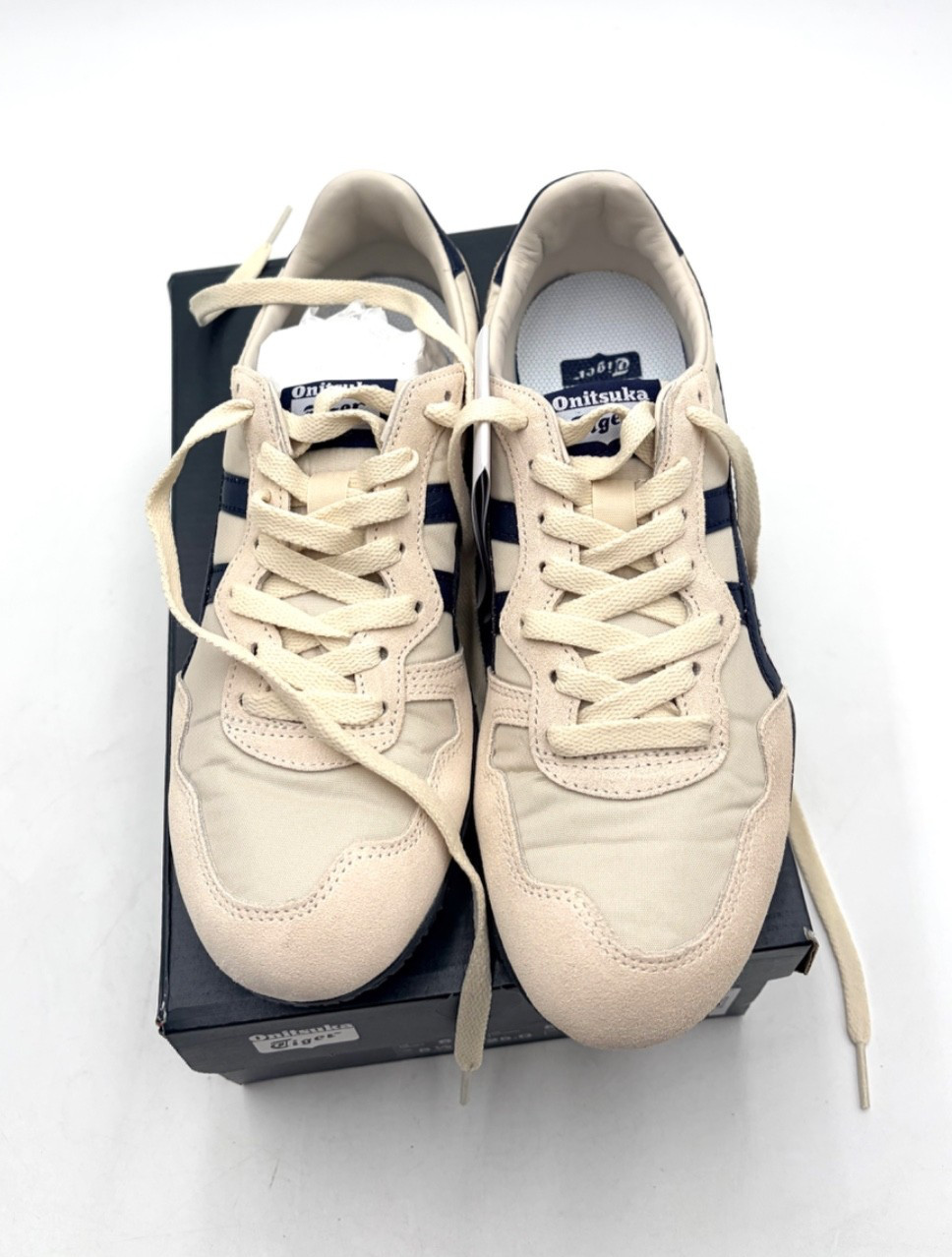 Onitsuka Tiger SERRANO Birch/Peacoat Daily Sneaker (US 6.5) with Box From US
