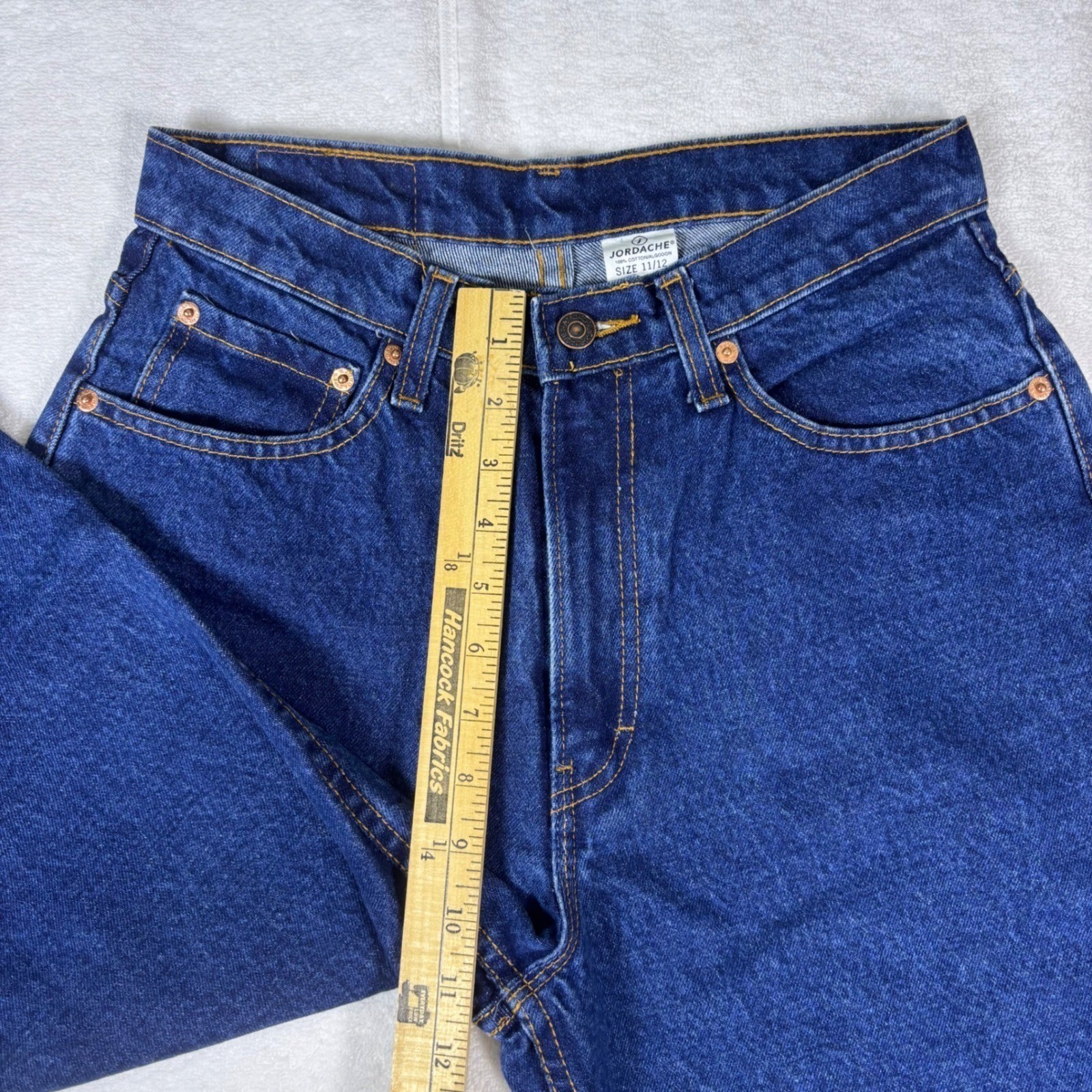 Vintage Jordache High Rise Jeans Women’s 11/12 Blue 100% Cotton 90s USA Brand