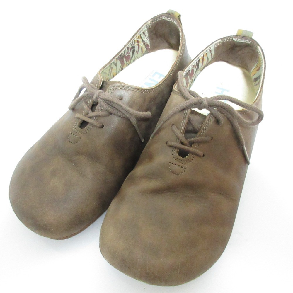 MERRELL Mootopia Lace Leather Shoes, Size 9.1″”, Brown Women USED