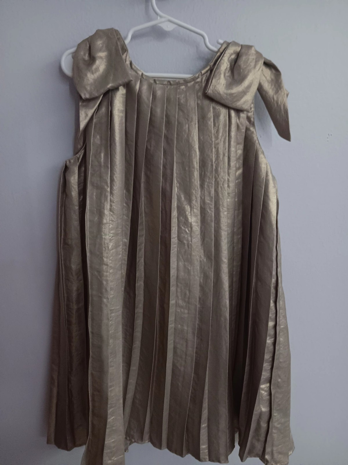 Girls Gymboree Gold Shimmer Dress