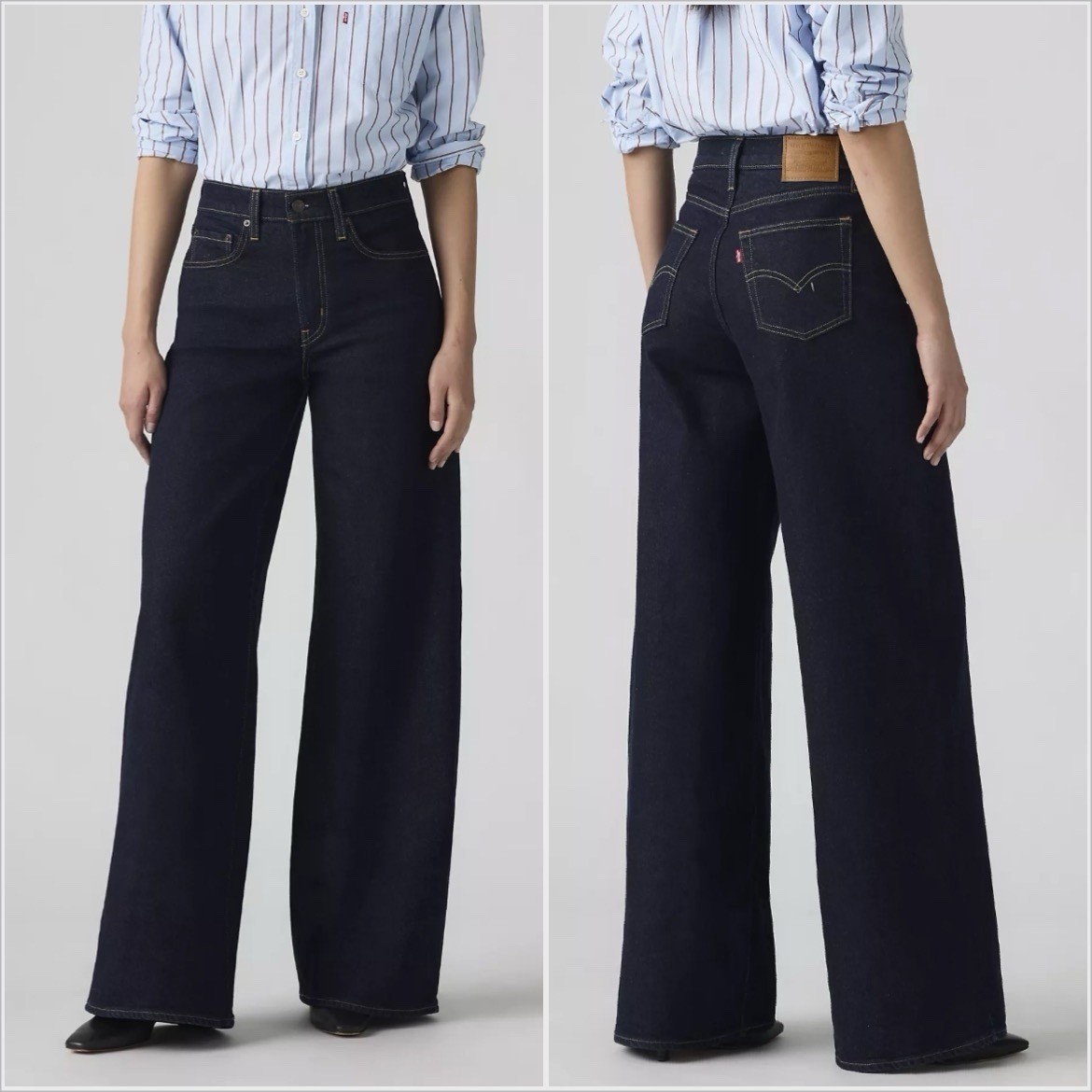 Levi’s Premium 728 High Rise Wide Leg Jeans Women’s