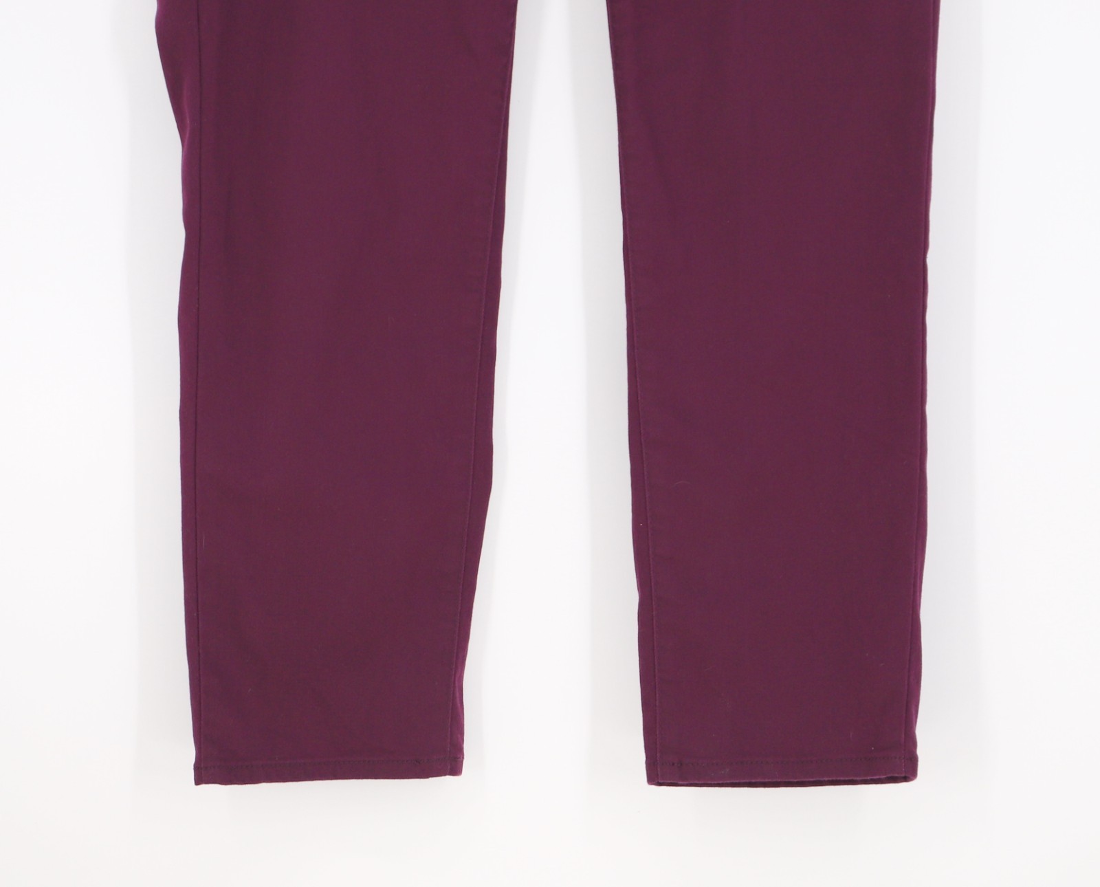 NWT TALBOTS Slim Ankle Jeans Burgundy Size 14W