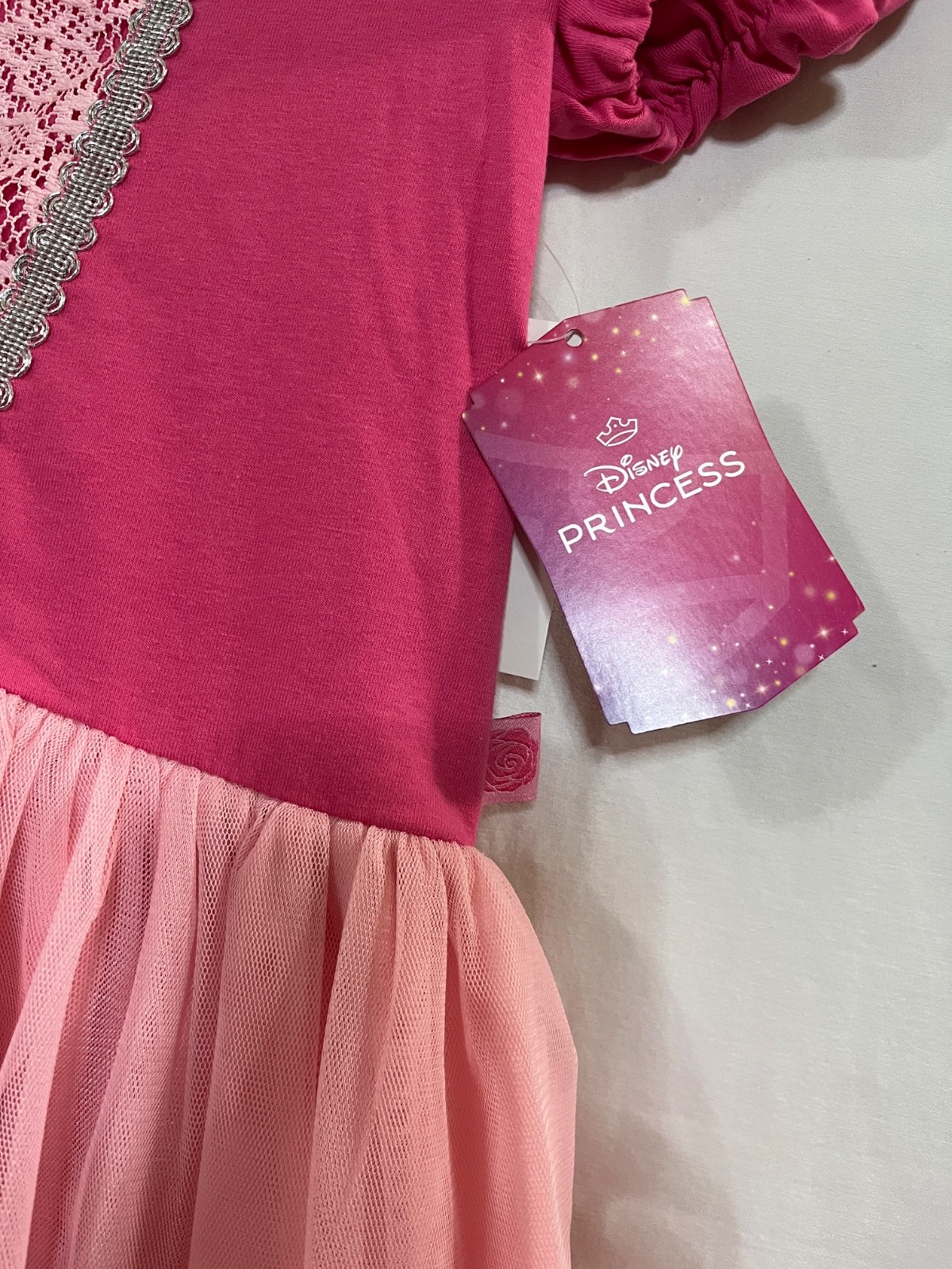 Disney Princess Aurora Sleeping Beauty Pink Tutu Tulle Dress S,M,L NWT