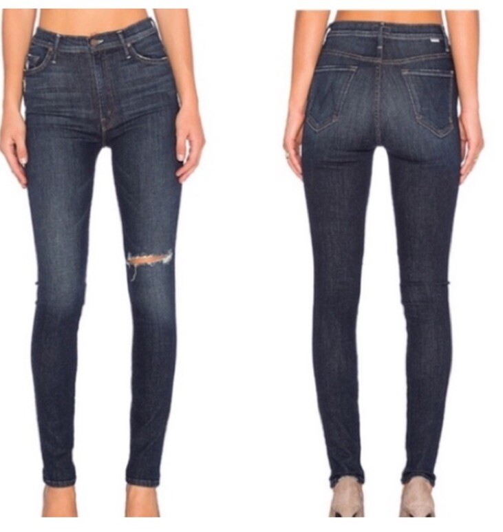 Mother Women’s The Swooner Partner in Crime High Rise Skinny Jeans Size 27