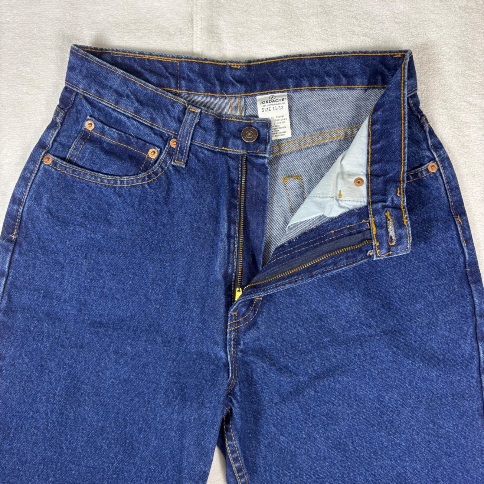 Vintage Jordache High Rise Jeans Women’s 11/12 Blue 100% Cotton 90s USA Brand