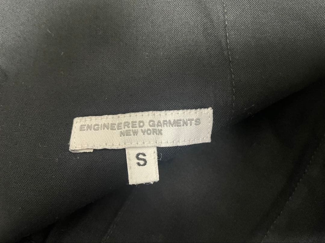 Engineered Garments Drawstring Easy Pants Black S US (Japanese M) USA Made F/S