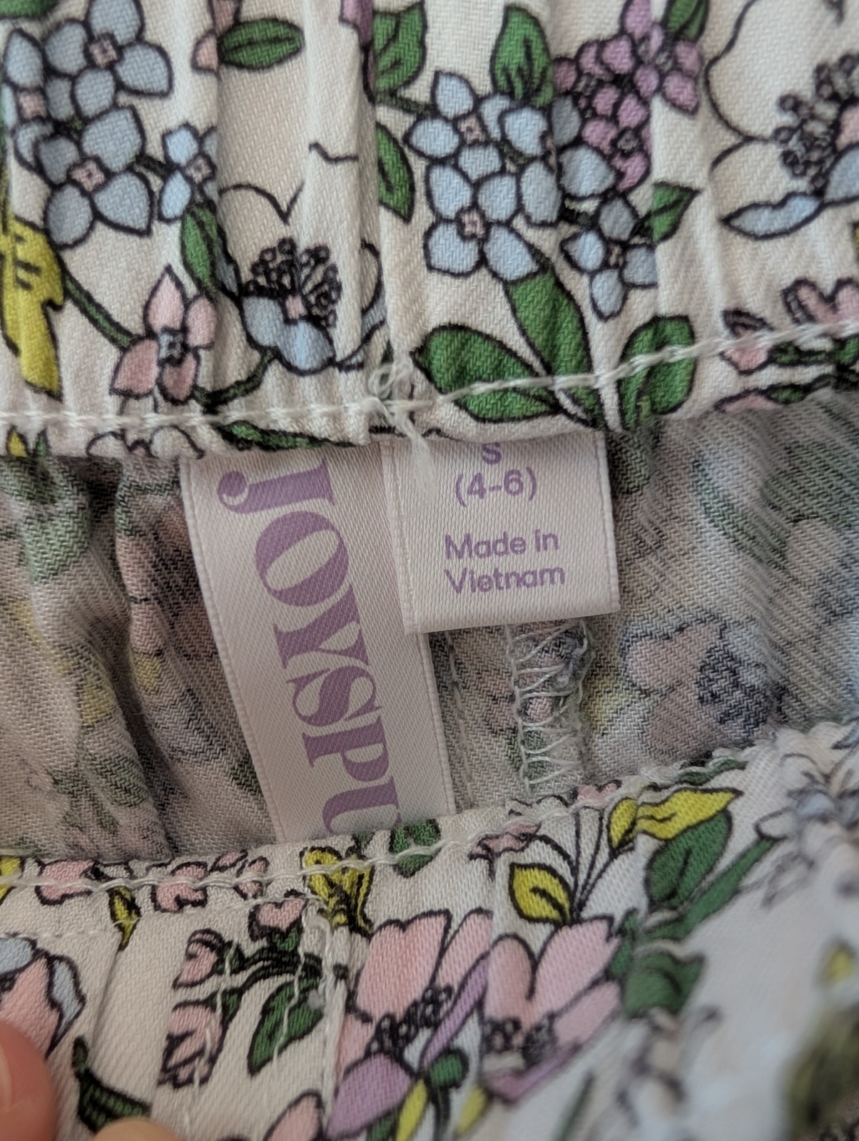 Women’s Size Small Floral Themed Boxer Sleep Shorts With Pockets