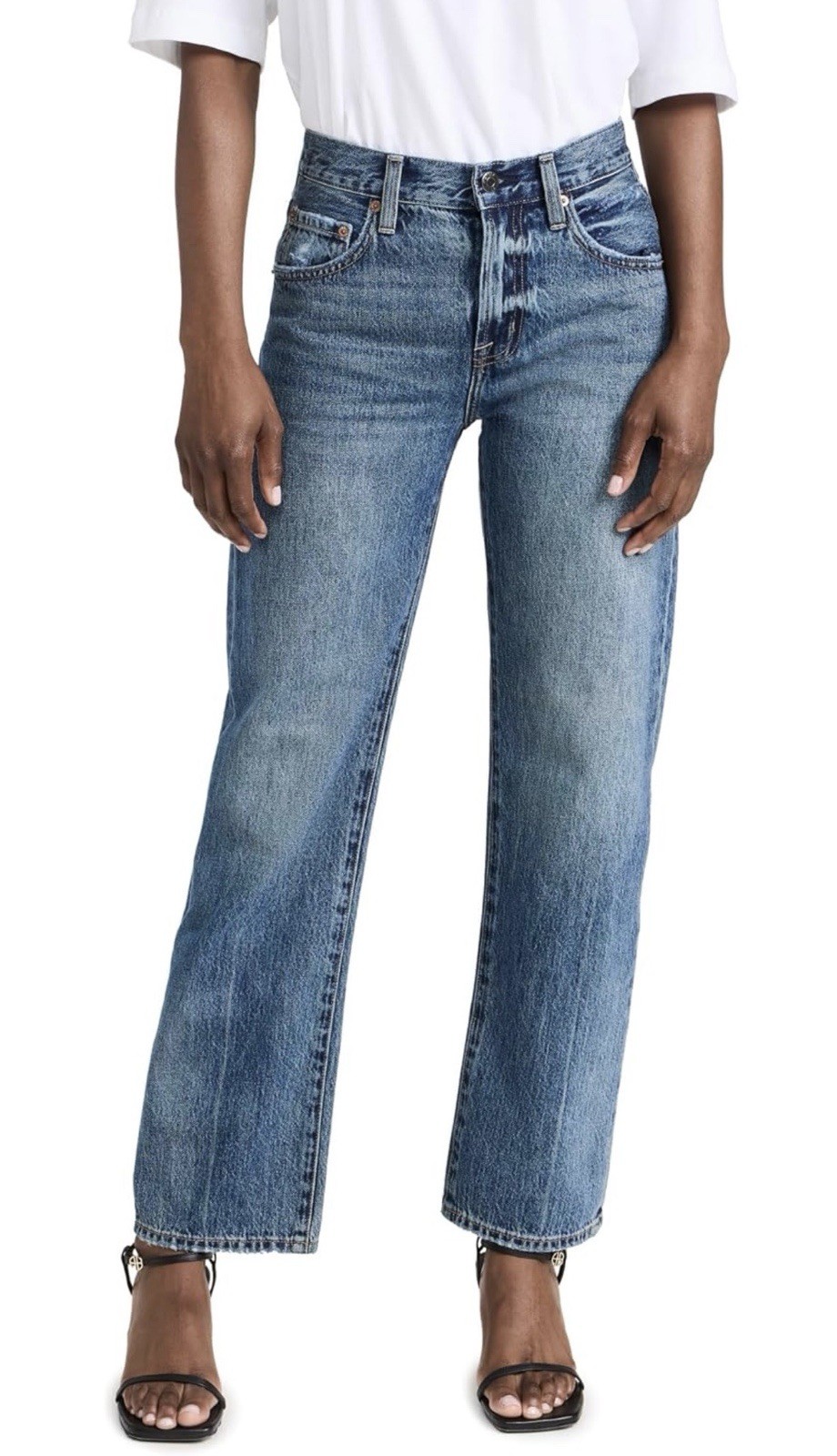 PISTOLA Women’s Lexi signature Bowed Straight Leg Jeans in artisan wash