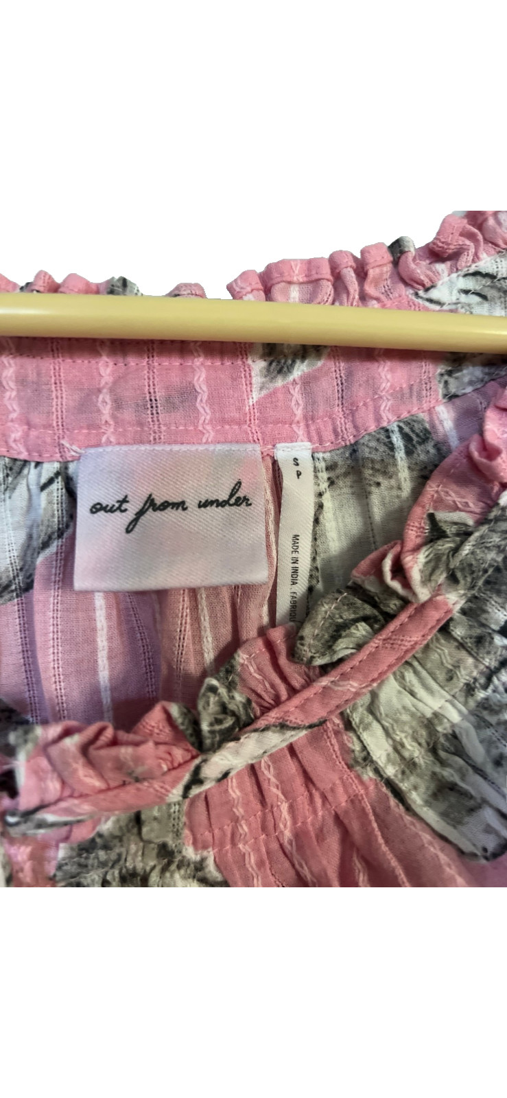 Out from under cat shirt