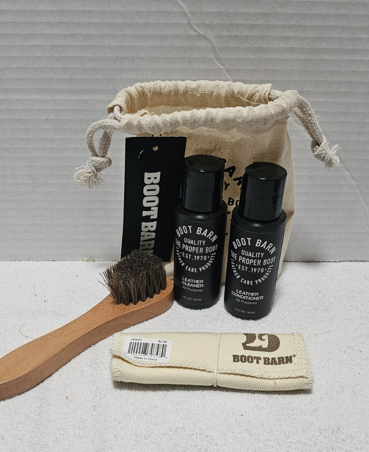 The Boot Barn Leather Care Kit 5 pc set