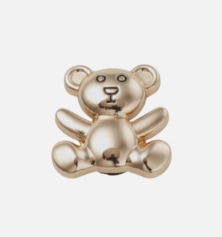 Crocs Charm Jibbitz Gold New NWT Bear, Seashell, Gem, Daisy, Flower, Butterfly