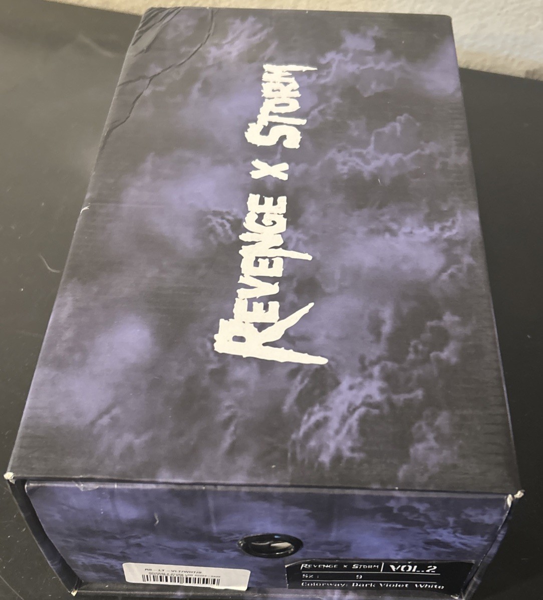 Revenge X Storm V2 Dark Violet White Sz9m Low Top Extra Laces