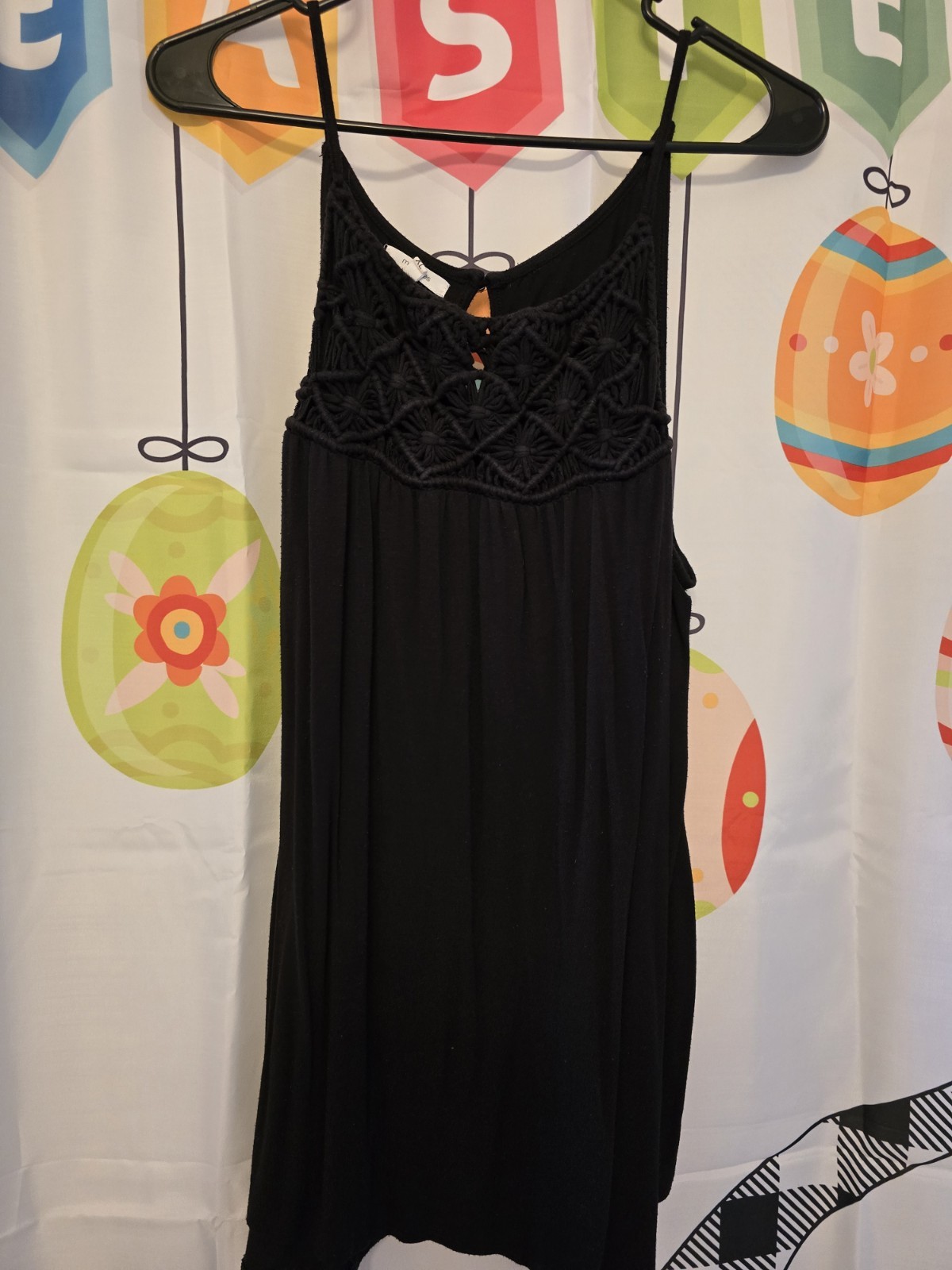 Maurices Women’s Crochet Design Spaghetti Strap Tank Top XL