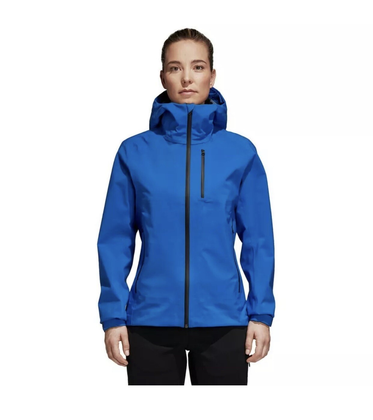 Adidas Women Terrex Parley 3-Layer 2.Rain Jacket Small CY1925 Royal Blue $300