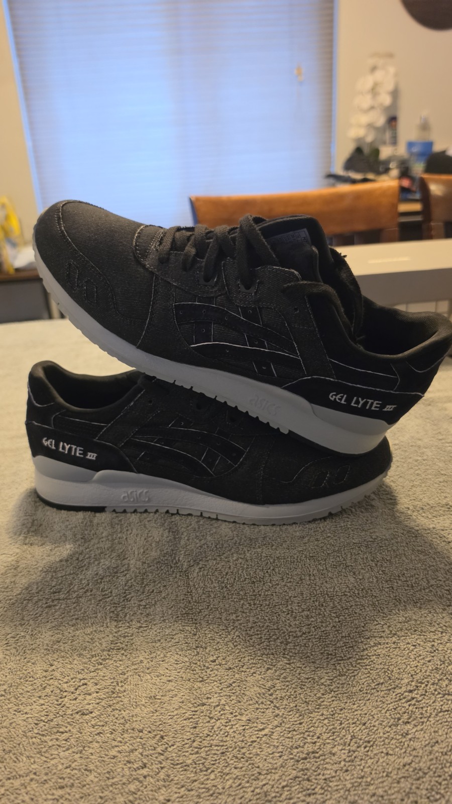 Asics Gel-Lyte 3 Mid Grey/Black Size 12 Men’s H7ZNQ-9690