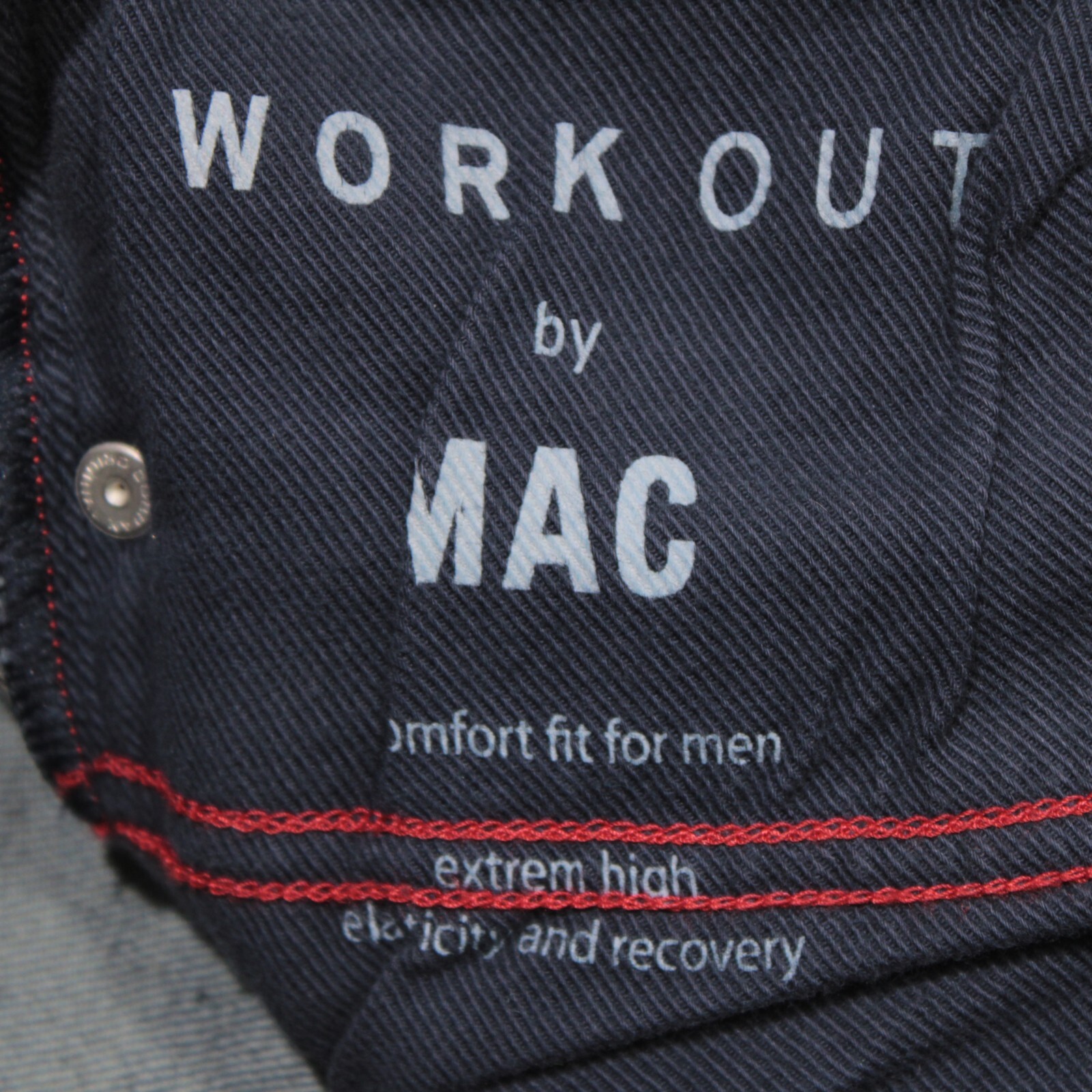 Mac Jeans NWT Workout Denim Jeans Size 36 US Sven in Blue Cotton Blend