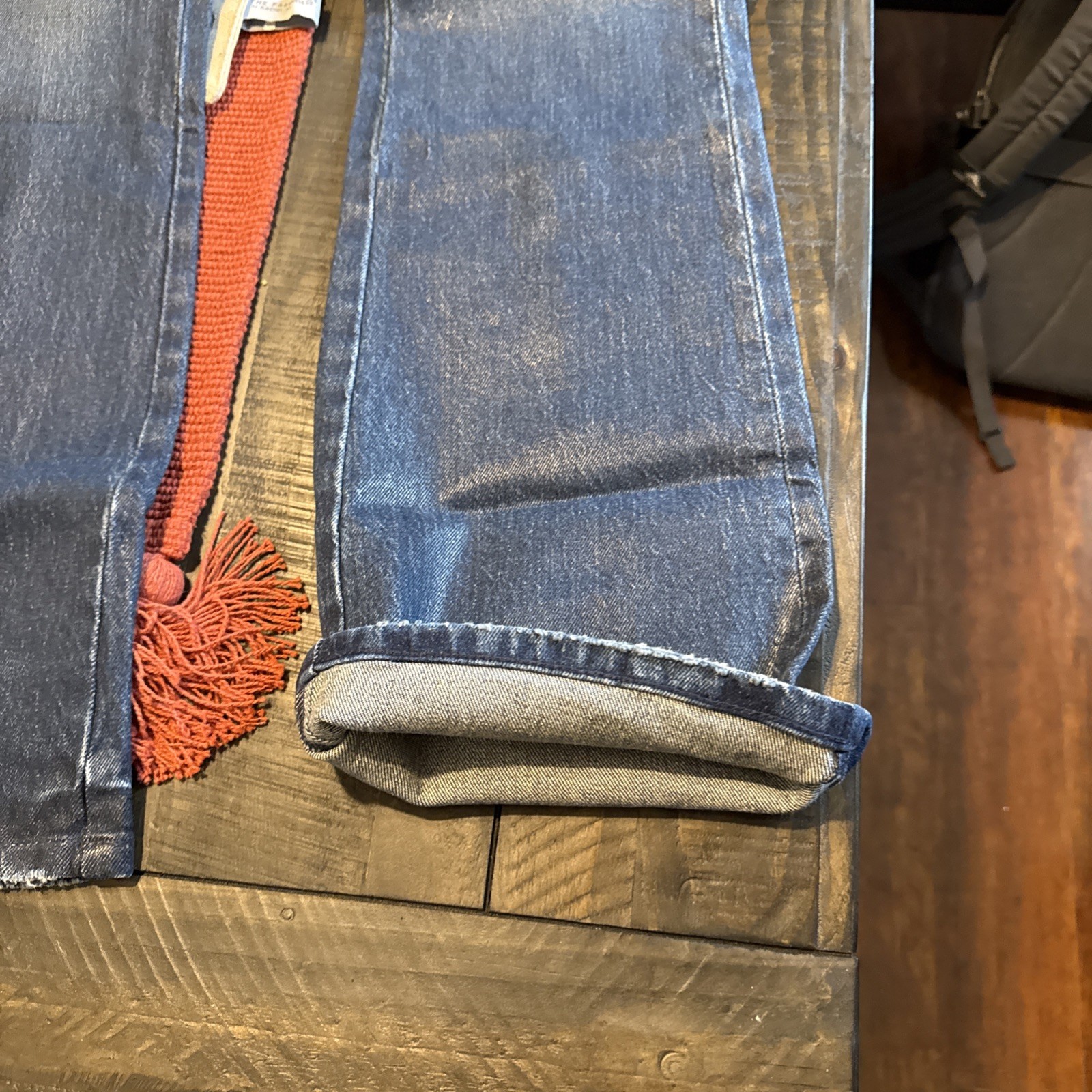PURPLE BRAND – Cargo Medium Wash Denim Flare P004 Jeans – Men’s Sz 31×31
