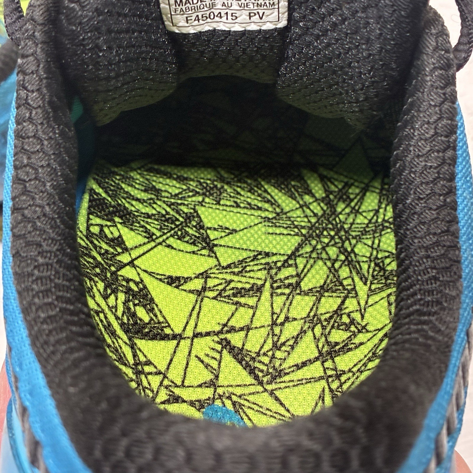 Asics Gel-Quantum 360 Men’s Size 11.5 Running Shoes Blue Yellow Athletic T5J1N